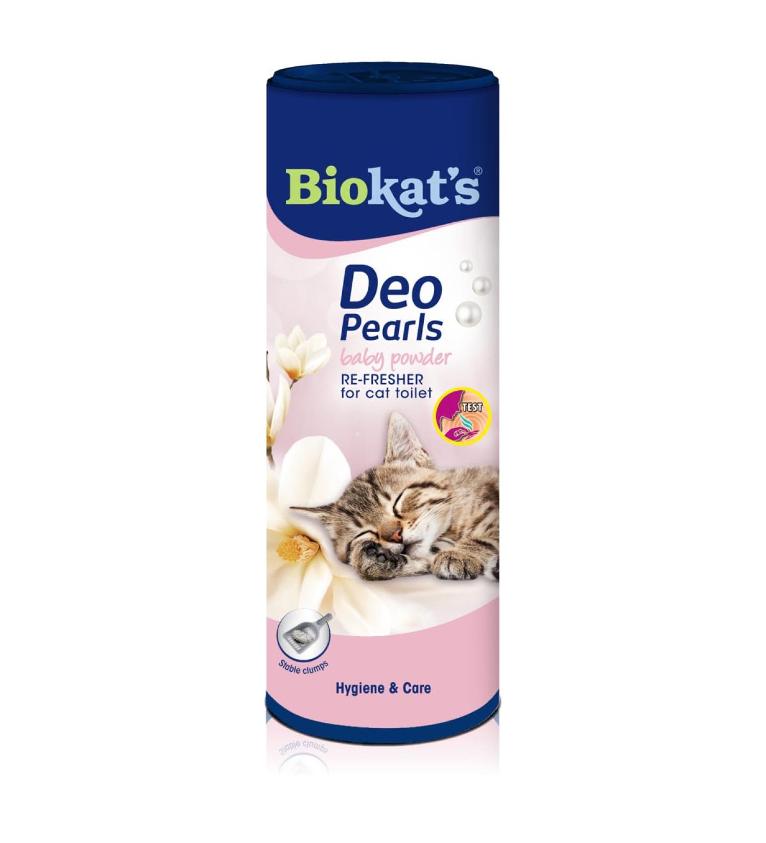 Biokat's Deo Pearls Baby Powder 700g - Fragrant Additive for Fresh Cat Litter | International Shipping - Buy Online on GoSupps.com