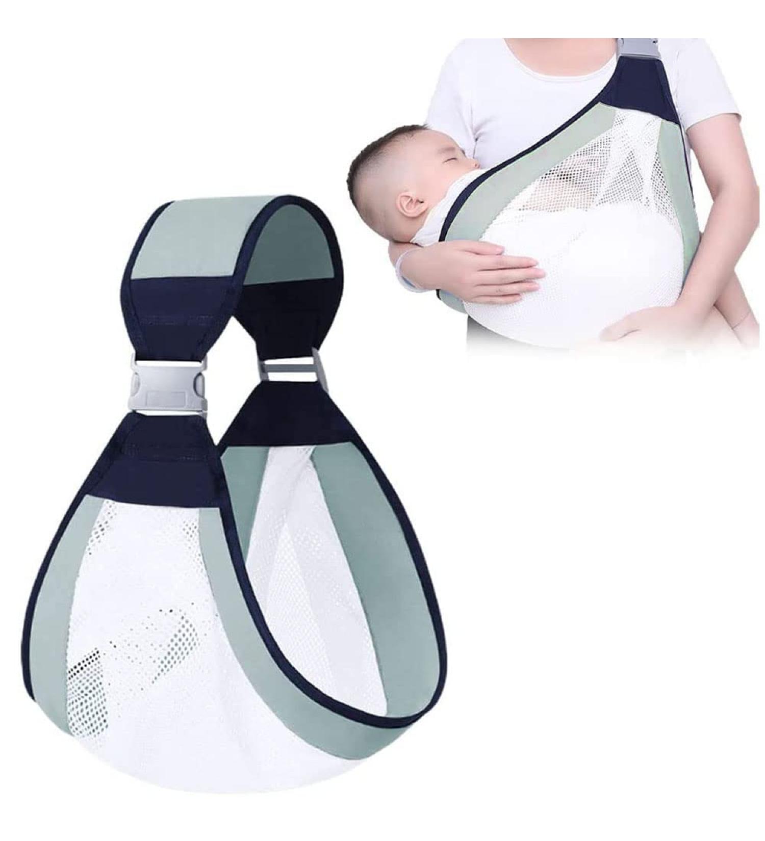 Buy Breathable Baby Carrier Clip | Adjustable Koala Sling Gray | 3D Mesh Tag Bag | Breathable Network Green - International Shipping Available - Buy Online on GoSupps.com