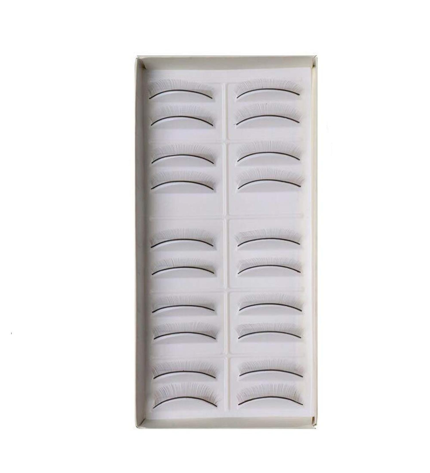 20 Pairs Practice Eyelashes - Self Adhesive Lash Strips for Beginners & Beauty Salons | International Shipping - Buy Online on GoSupps.com