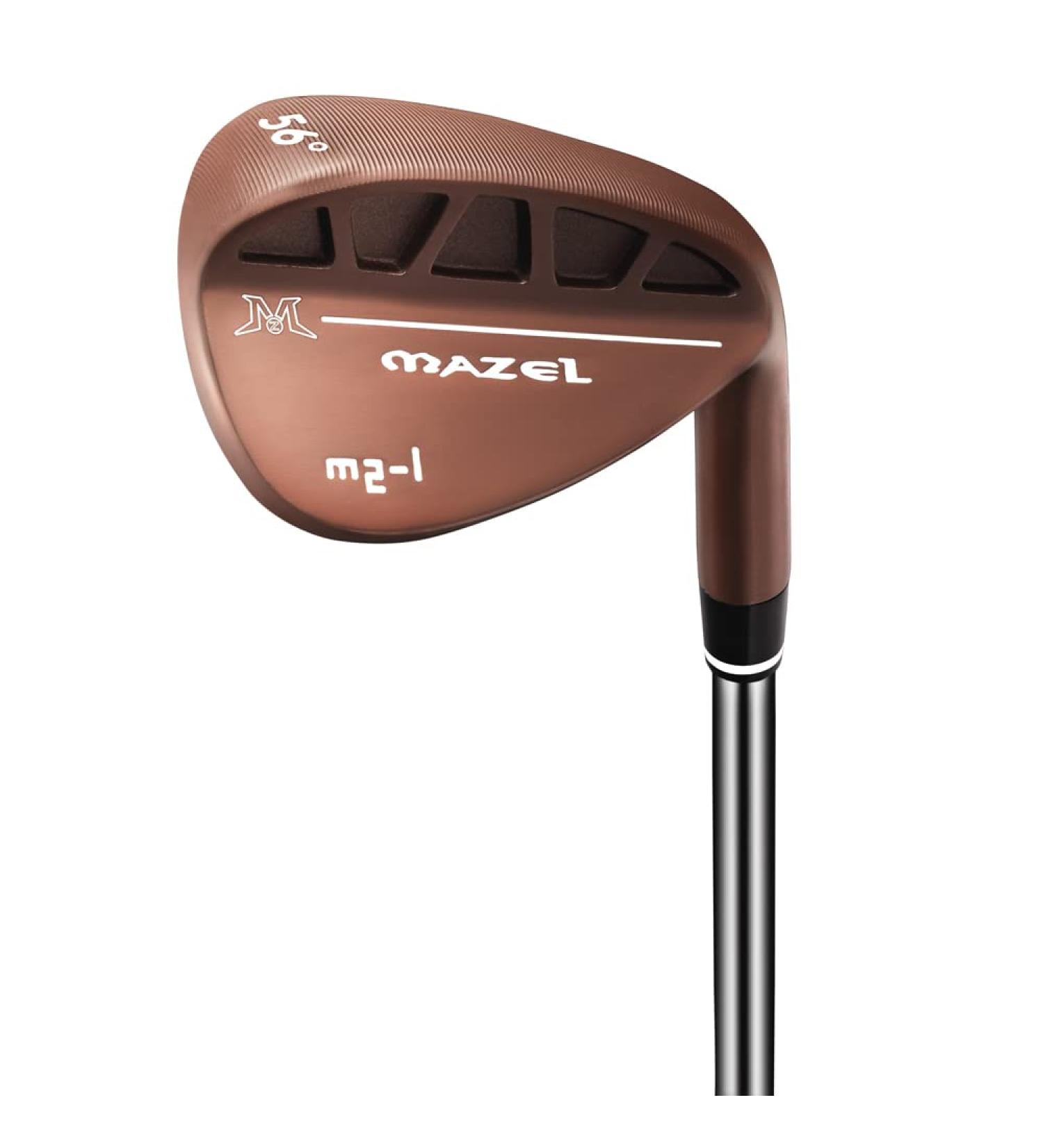 MAZEL Premium Golf Sand Wedge Gap Wedge Lob Wedge for Men & Women - Coffee 56D, High Loft Golf Club for Easy Flop Shots & Bunker Escapes - Buy Online on GoSupps.com