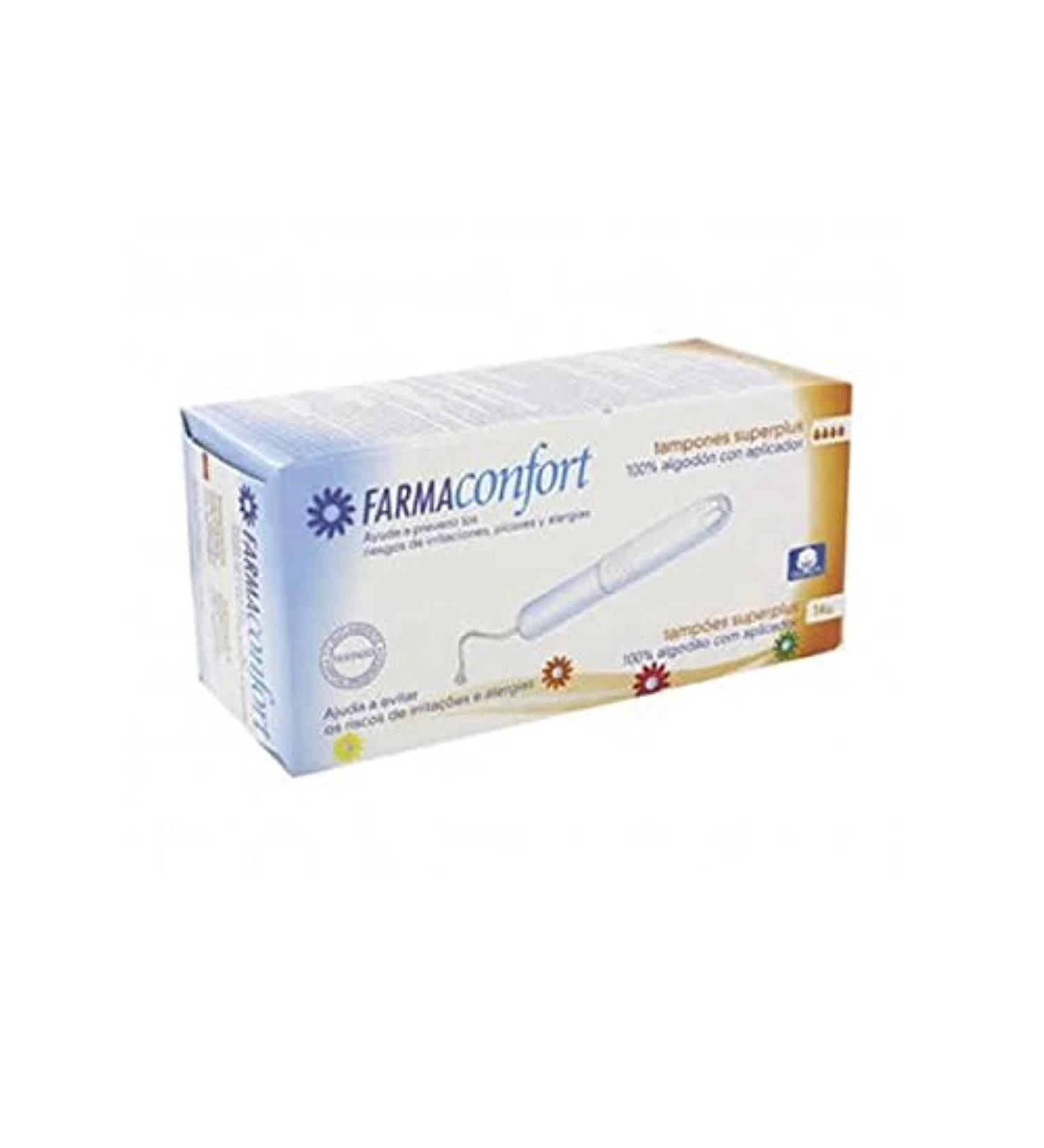100% cotton FARMACONFORT Super Plus Tampons 14 units