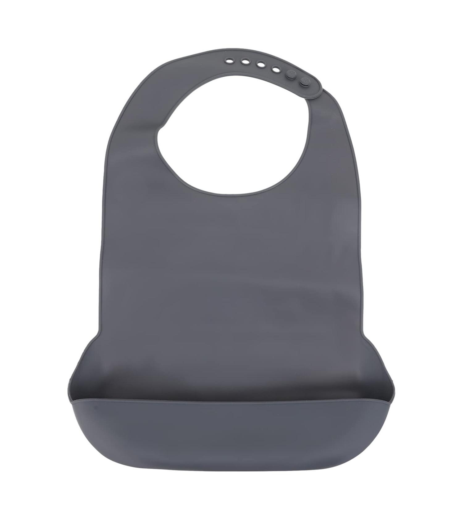 Exceart Waterproof Silicone Bibs with Collecting Bowl for Adults | Dining Protection for Seniors & Disabled Patients - Buy Online on GoSupps.com