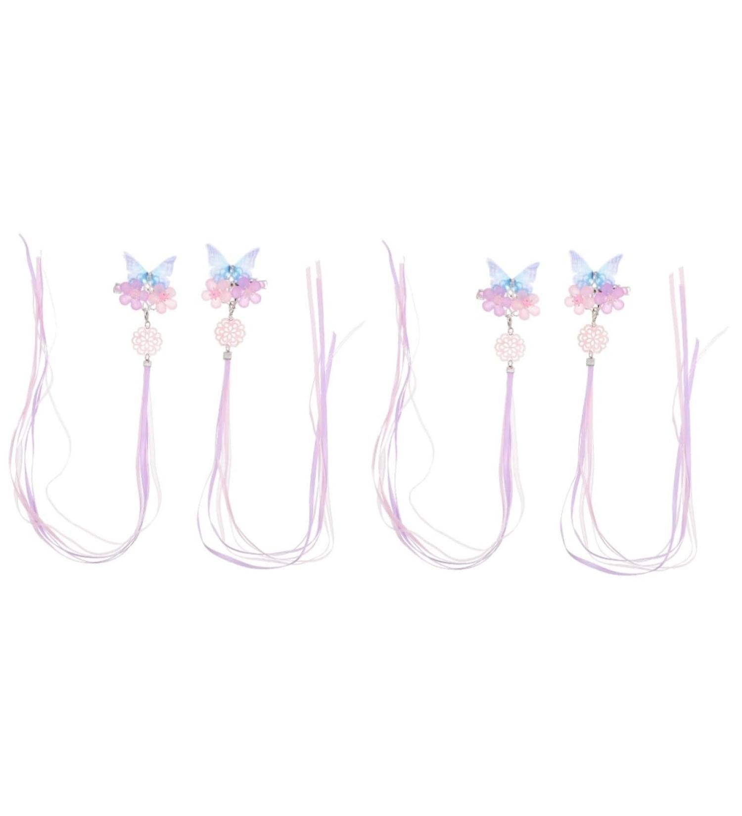 Beaupretty 2 Pairs Hanfu headwear hanfu hair accessories vintage hair clips girls hair accessories hair clips for kids japanese tassel hairpin kimono hair pin Vintage Hairpins Kid dense - Buy Online on GoSupps.com