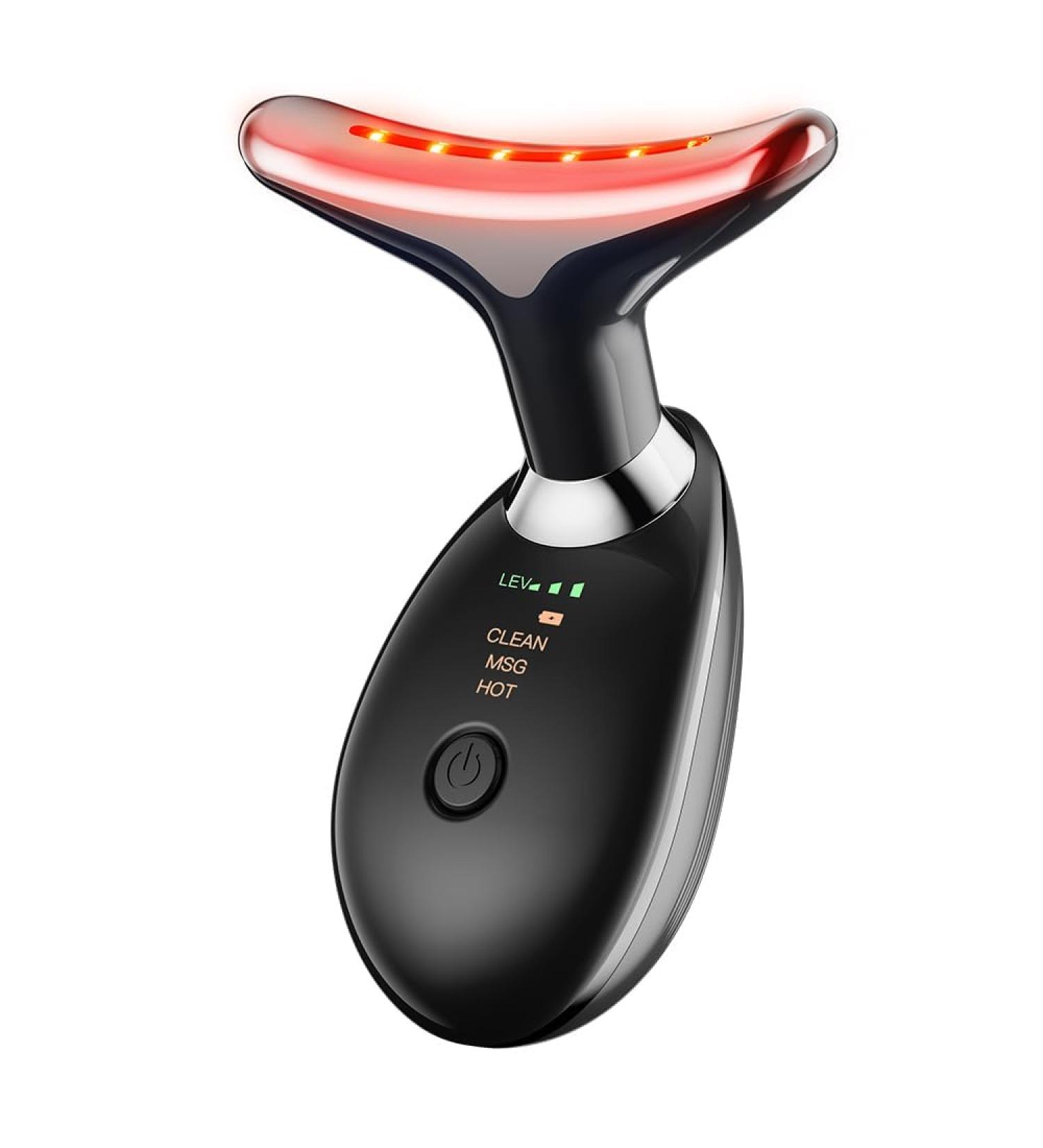 Facial and Neck Massager Face Massager Tool with 3 Modes(Black) - Buy Online on GoSupps.com