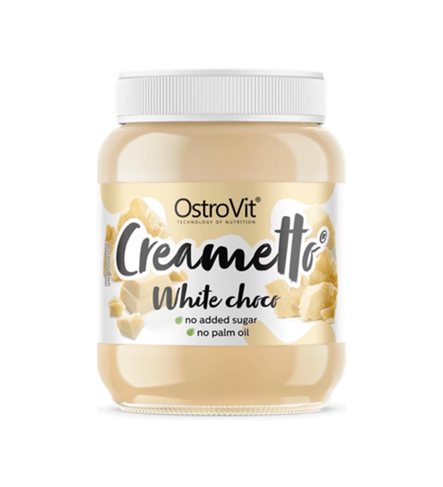 OstroVit Creametto White Chocolate (350g) - Premium Protein Spread | Buy Online for International Shipping - Buy Online on GoSupps.com