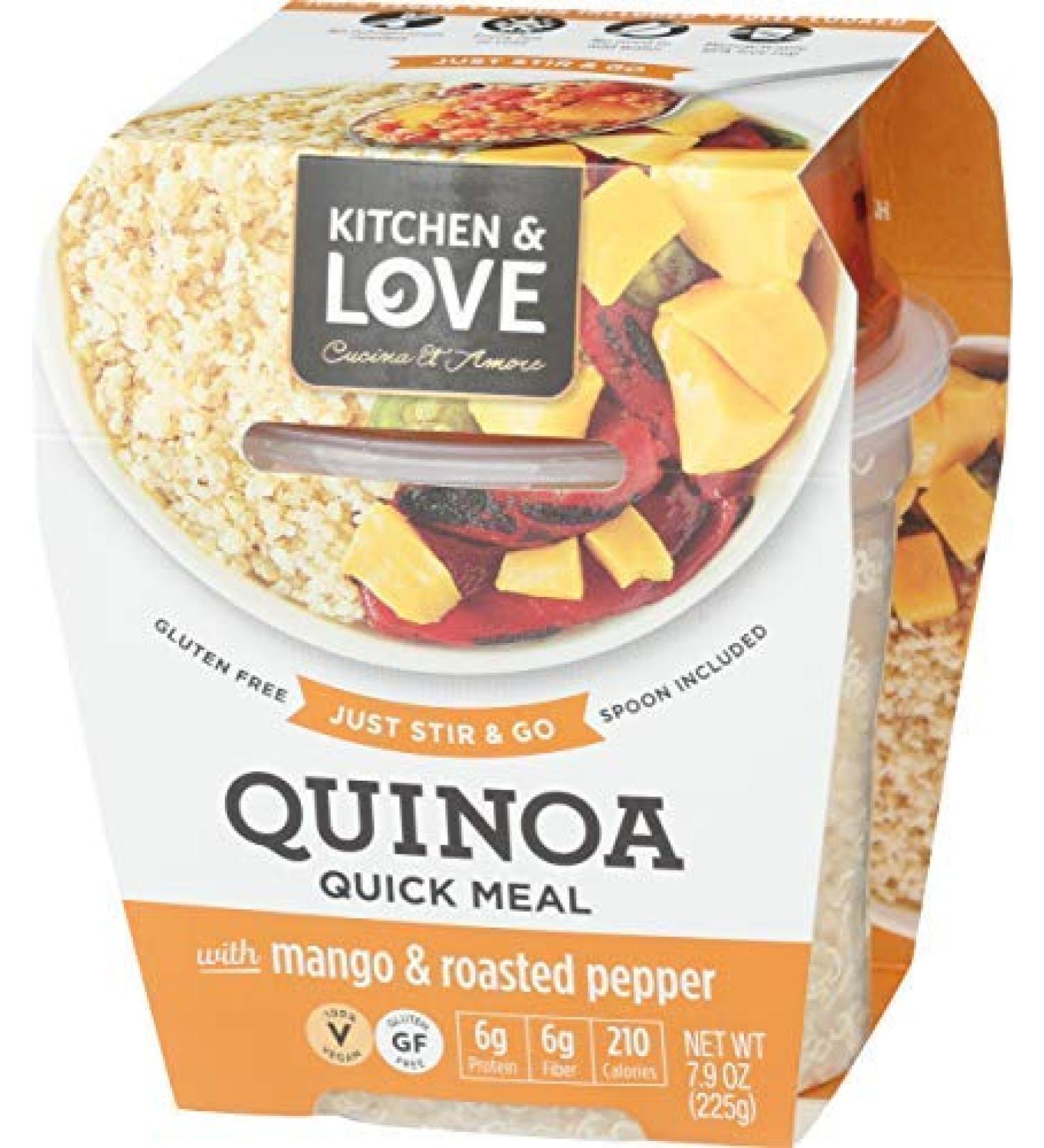 Cucina & Amore Quinoa MEal, Mango & Jalapeno, 7.9 Oz (Pack of 6)