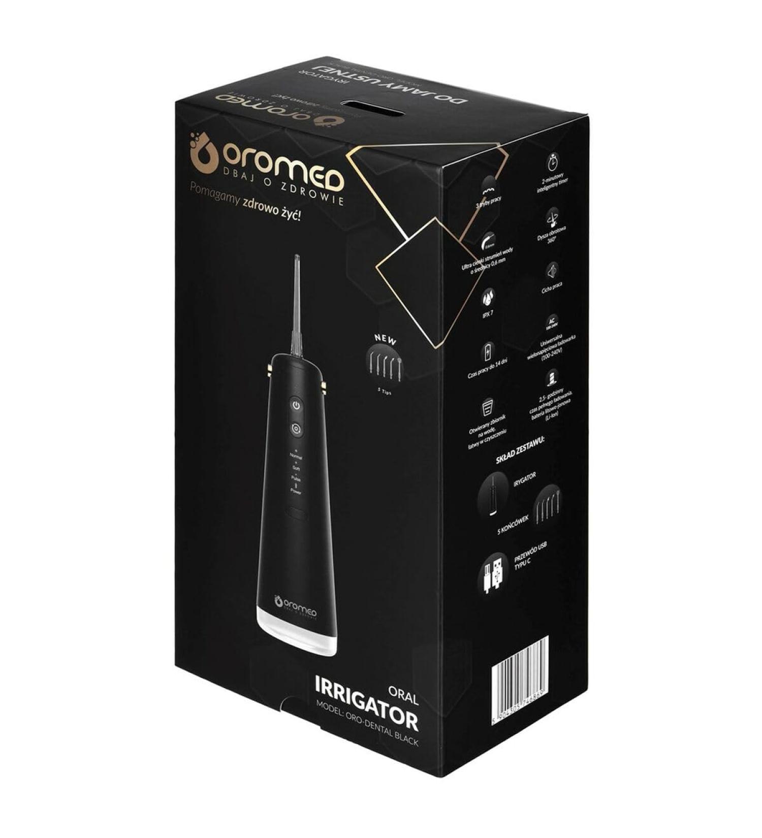 Intelligent Irygator Gold-Dental Black Oromed