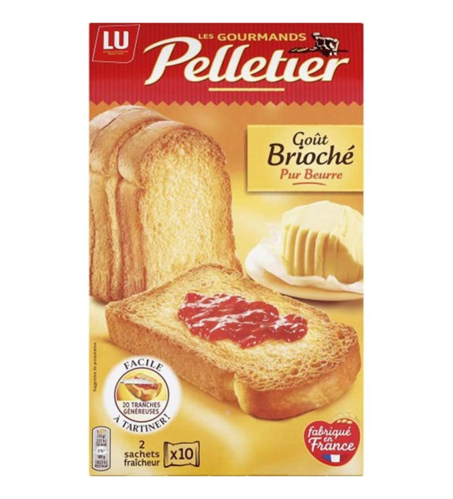 LU Les Gourmands Pelletier Brioche Flavor Pure Butter 260g (pack of 6)