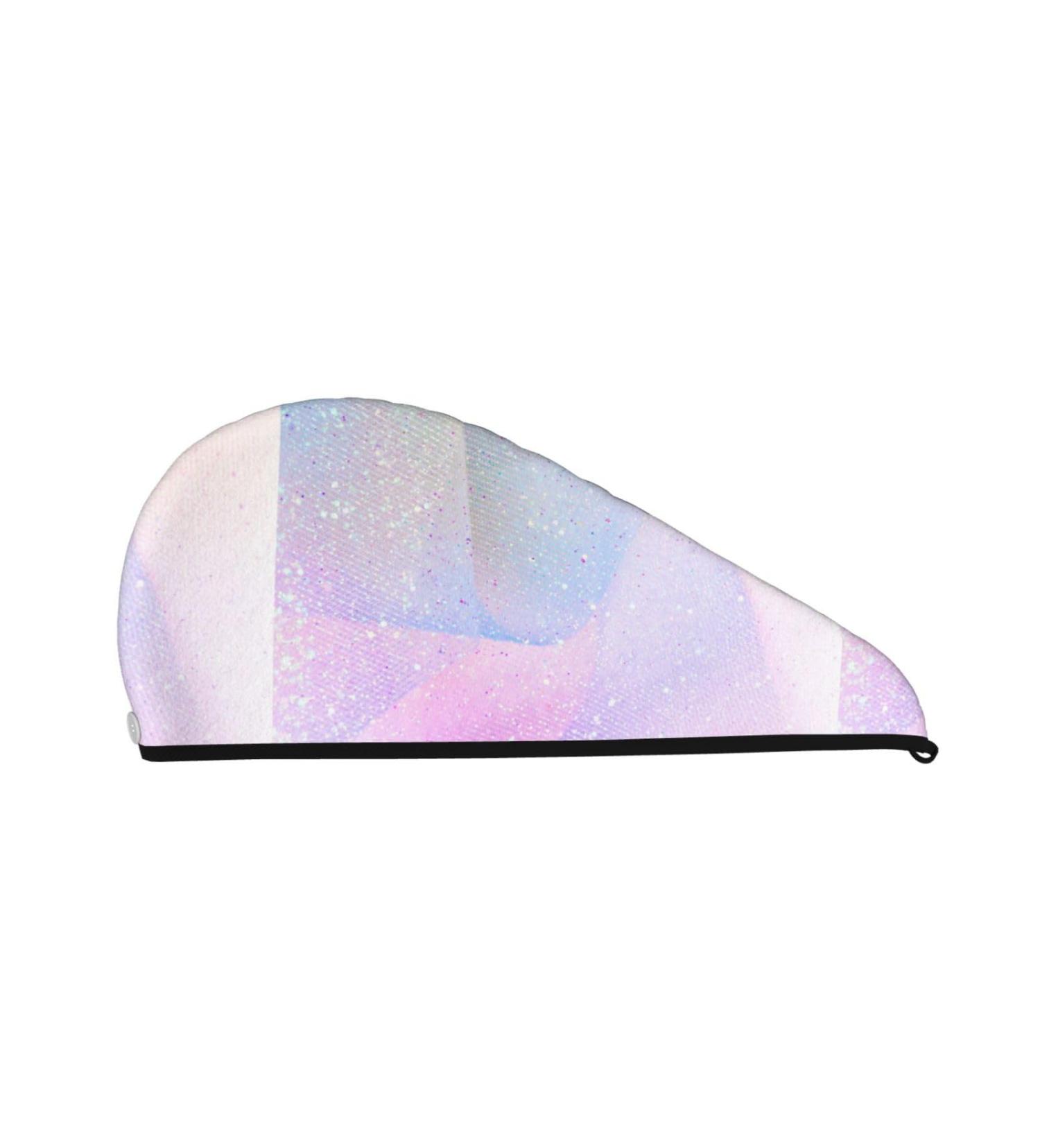 Rainbow Hair Towel Wrap - Quick Drying Hair Turban with Button - Ultimate Hair Drying Solution - Buy Online on GoSupps.com