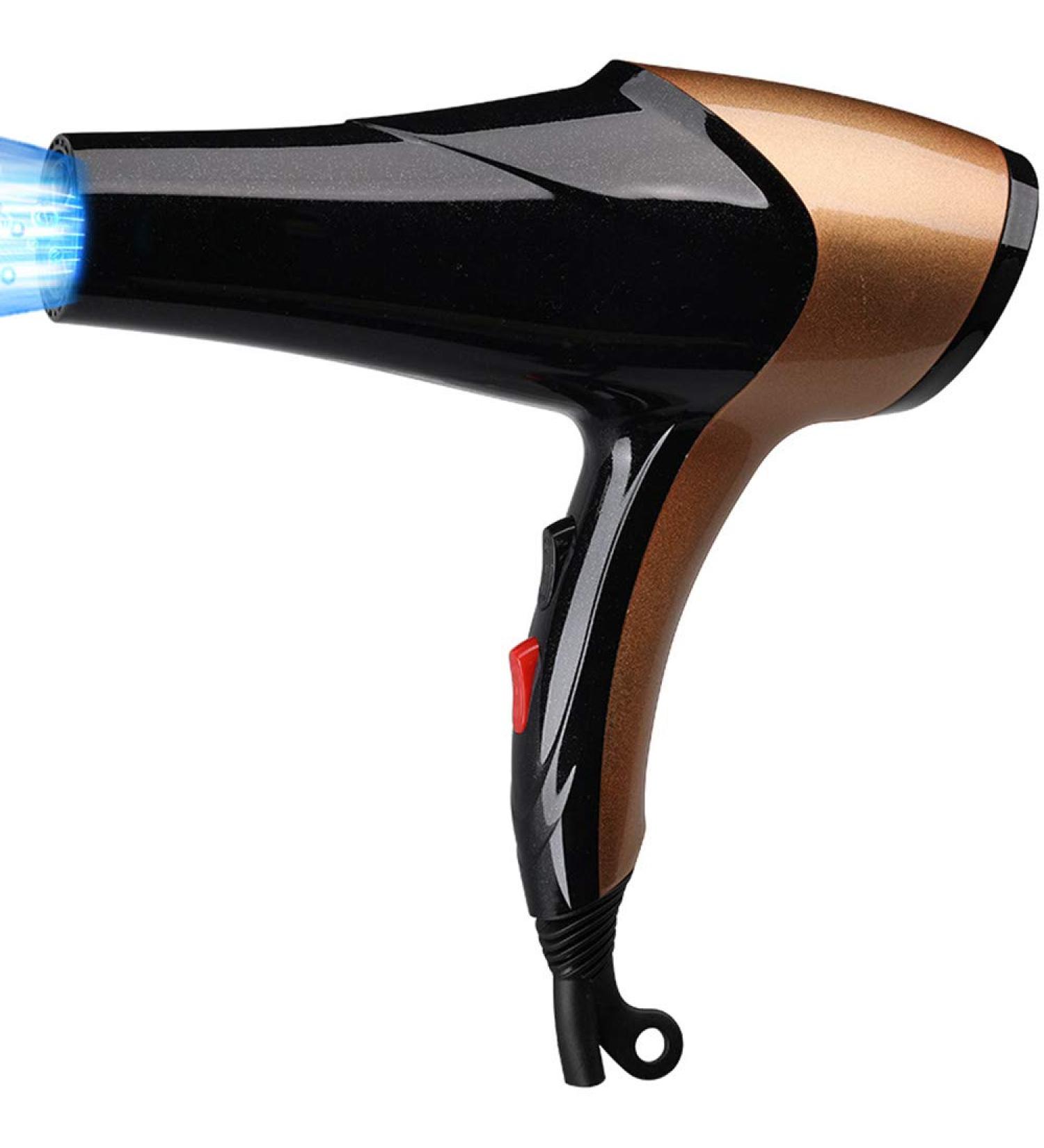 Professional Hair Dryer 1600W High Power Hair Dryer Ion Salon Lightweight Hair Dryer Three Heat and Two Speeds Hot and Cold Air - Buy Online on GoSupps.com