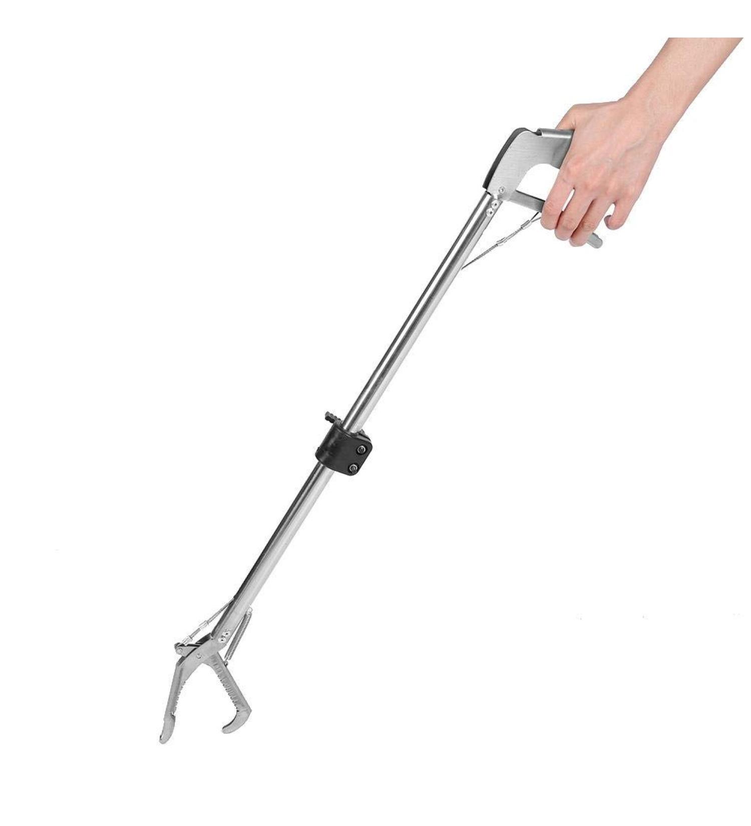 Zerodis Snake Tong & Clamp Catcher - Foldable Stainless Steel Snake Grabber for Safe Handling (100cm) - Ideal Reptile Hunting Tool - Buy Online on GoSupps.com