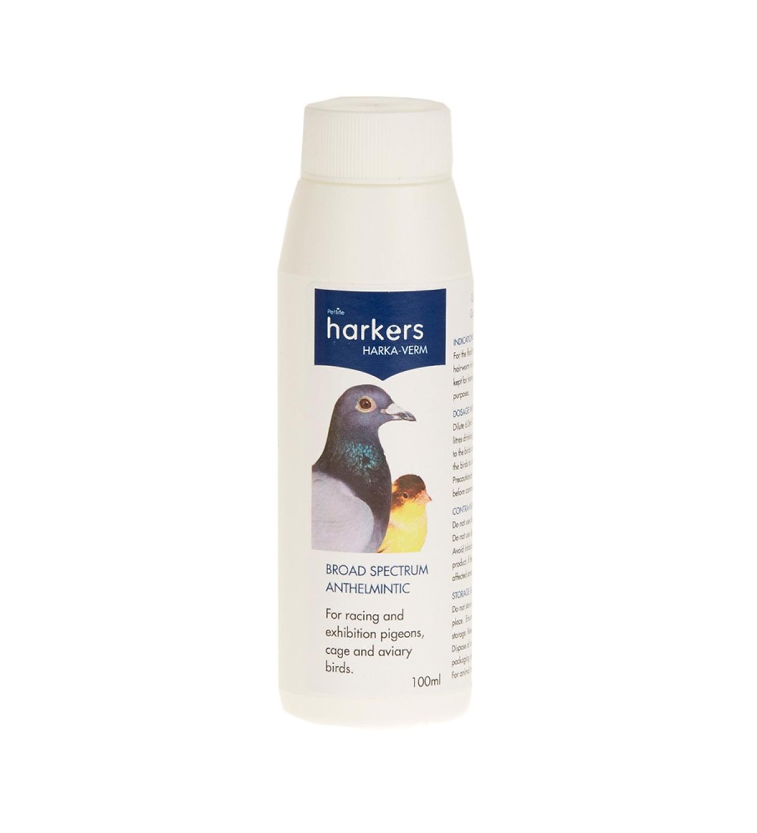 Petlife Harkers Harka-Verm Liquid Worming Treatment for Pigeon 100 ml