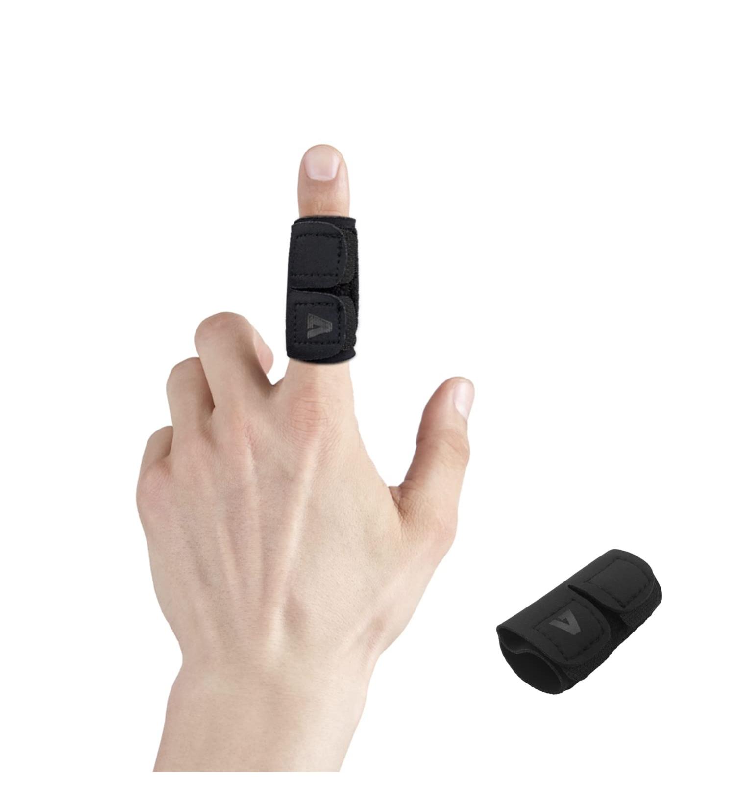 VHOPMORE Finger Splint Finger Sleeves Protectors Adjustable Trigger Finger Splints Thumb Splint Brace for Finger Support Compression Finger Tape for Arthritis - M (for Adult tail finger or teen) Medium - Buy Online on GoSupps.com