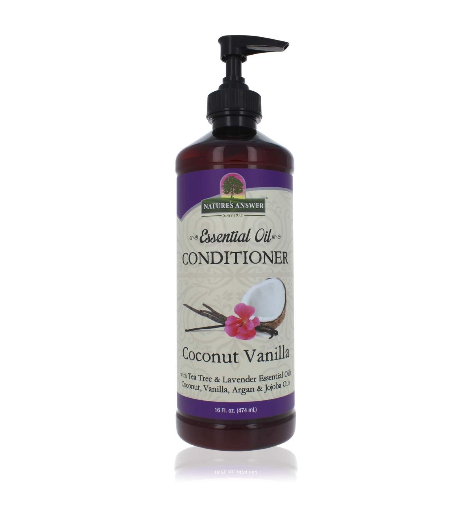 Nature's Answer Coconut Vanilla Essential Oil Conditioner 16oz | Hydrating & Rejuvenating Hair Formula - Buy Online on GoSupps.com