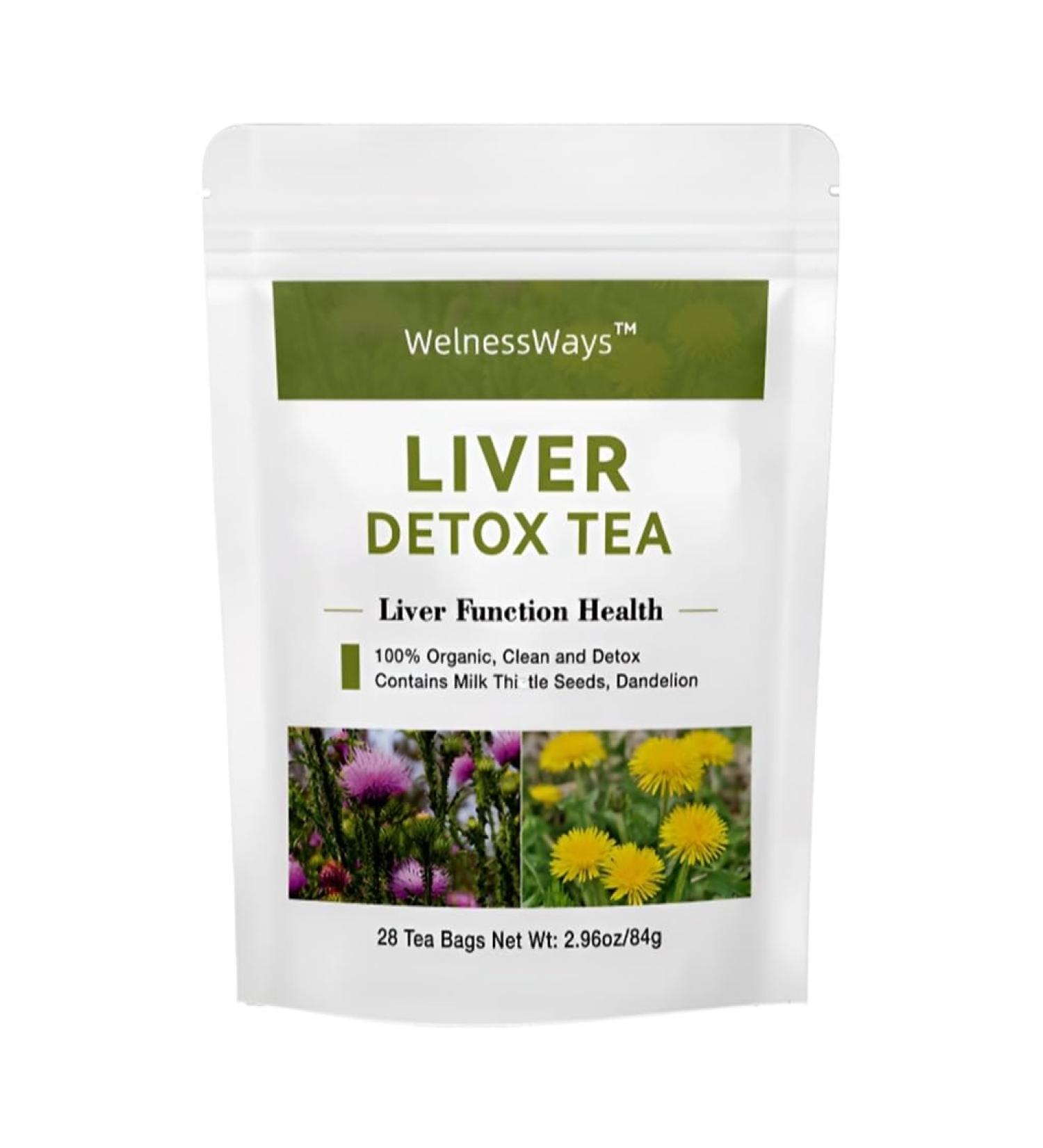 Th D toxifiant For Le Foie - Nettoyage Et Soutien Naturels Du Foie M lange De Plantes For La Sant Du Foie Sans Caf ine(1PCS) - Buy Online on GoSupps.com