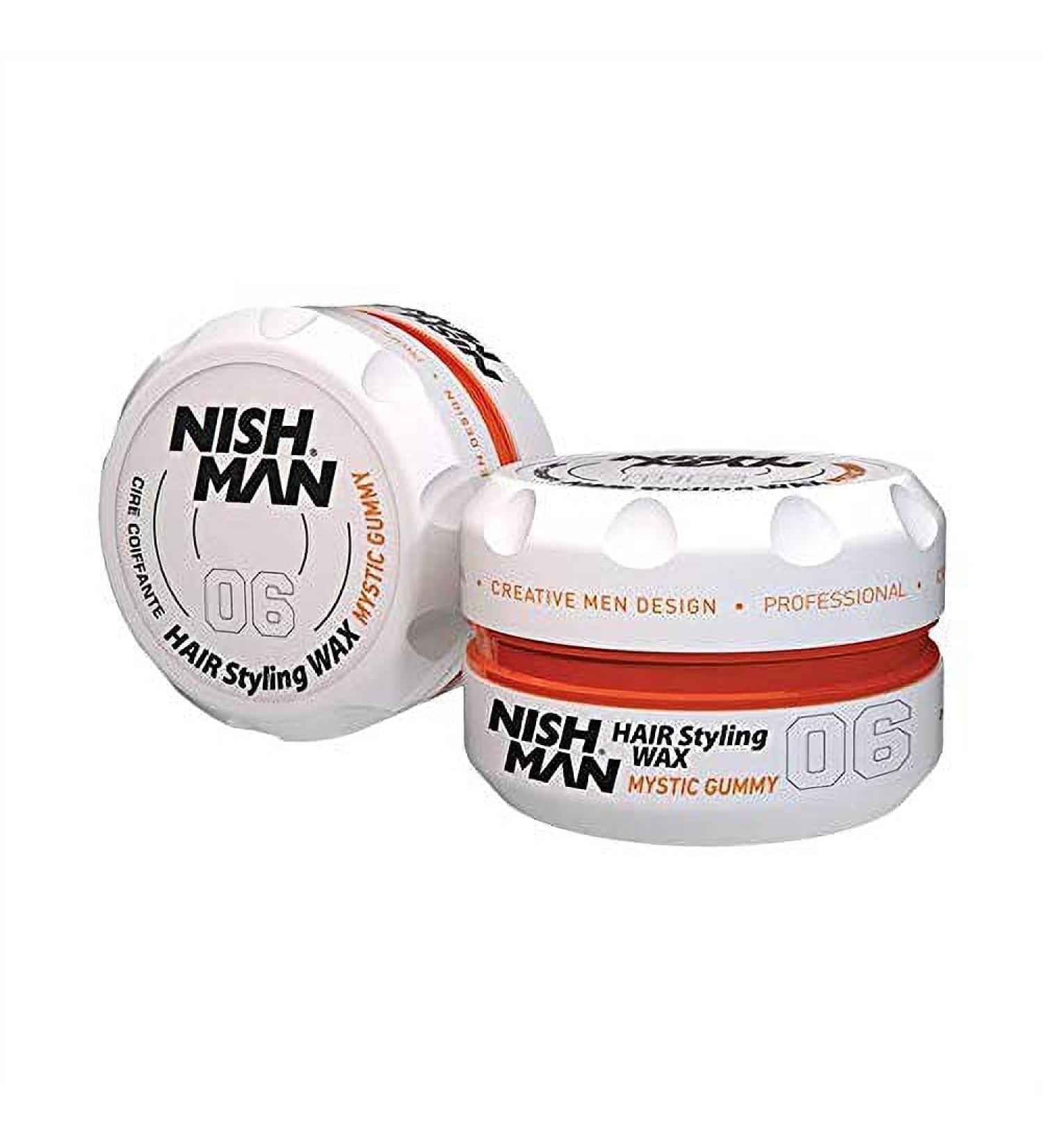 Nish Man Mystic Gummy Hair Styling Gel for Men 150ml | Ultra Strong Hold | Edge Control | Hair Clay Aqua Wax - 06 Mystic Gummy - Buy Online on GoSupps.com