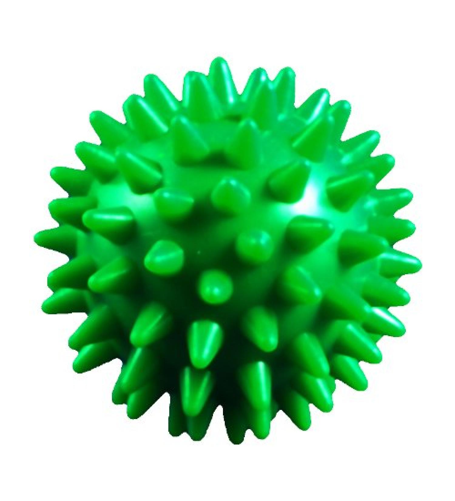 Hedgehog ball knobbly ball green diameter 5 cm