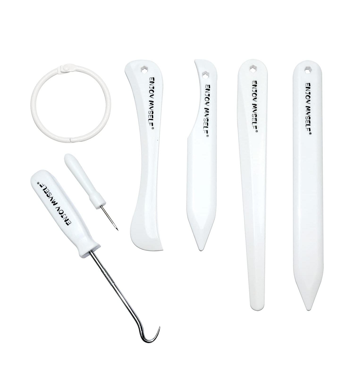 7pcs Bone Folder and Scoring Tool Set for Paper Folding and Origami Creasing - Ideal for Scrapbooking and Card Making - Buy Online on GoSupps.com