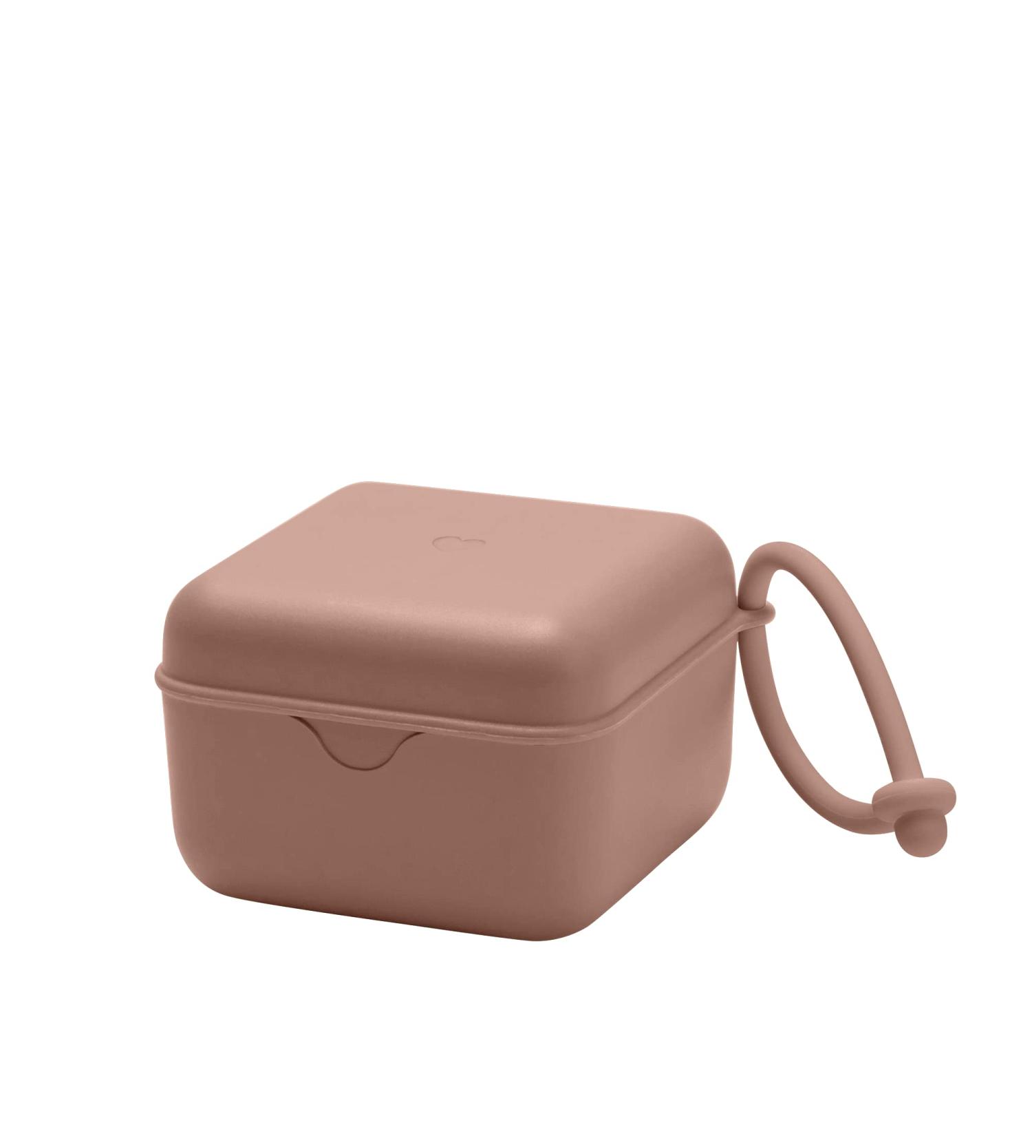 BIBS Dummy Box with Elastic Strap Steriliser - 100% BPA Free Woodchuck Material - Buy Online on GoSupps.com