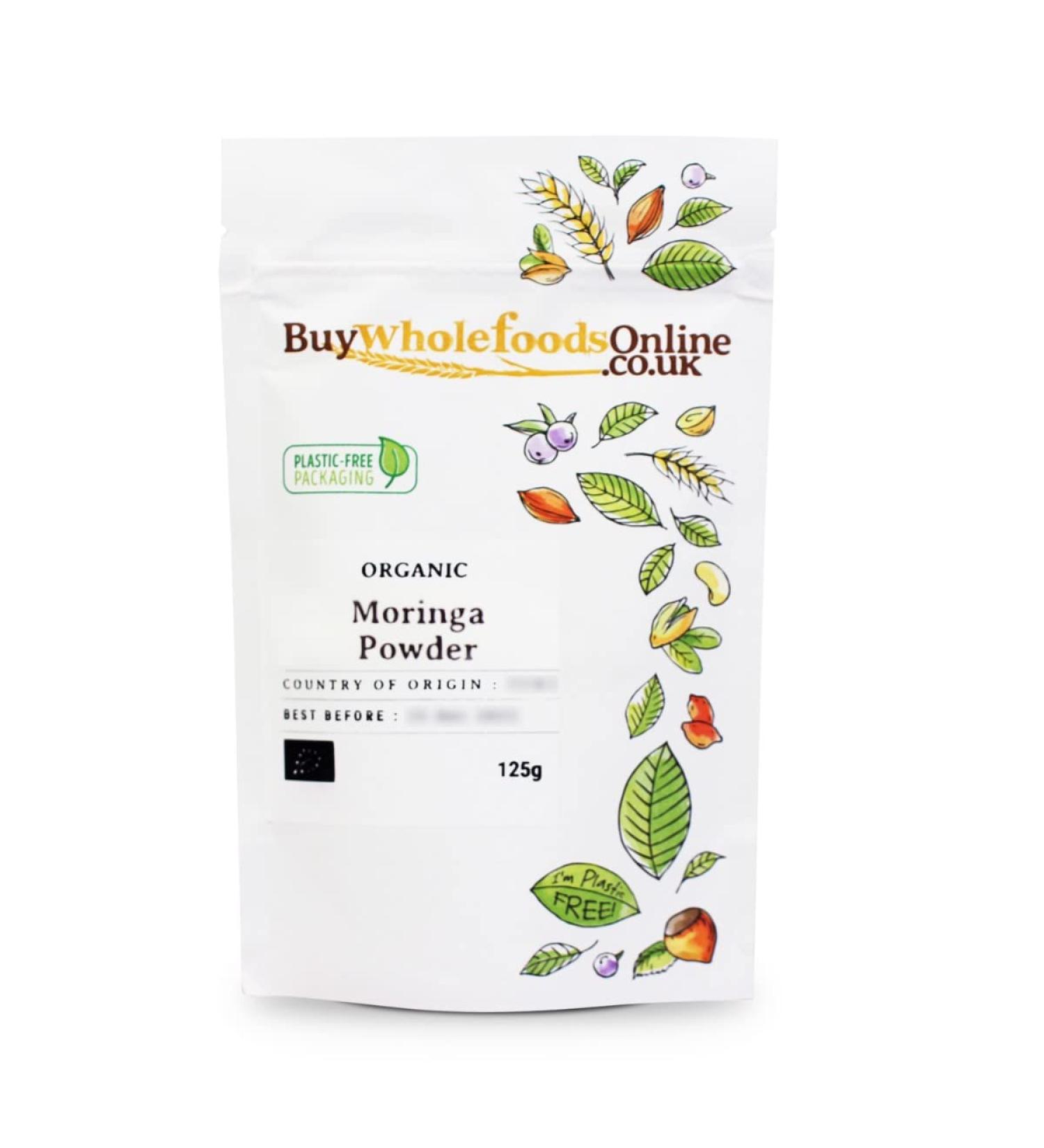 Organic Moringa Powder 125g (BWFO) - Buy Online on GoSupps.com