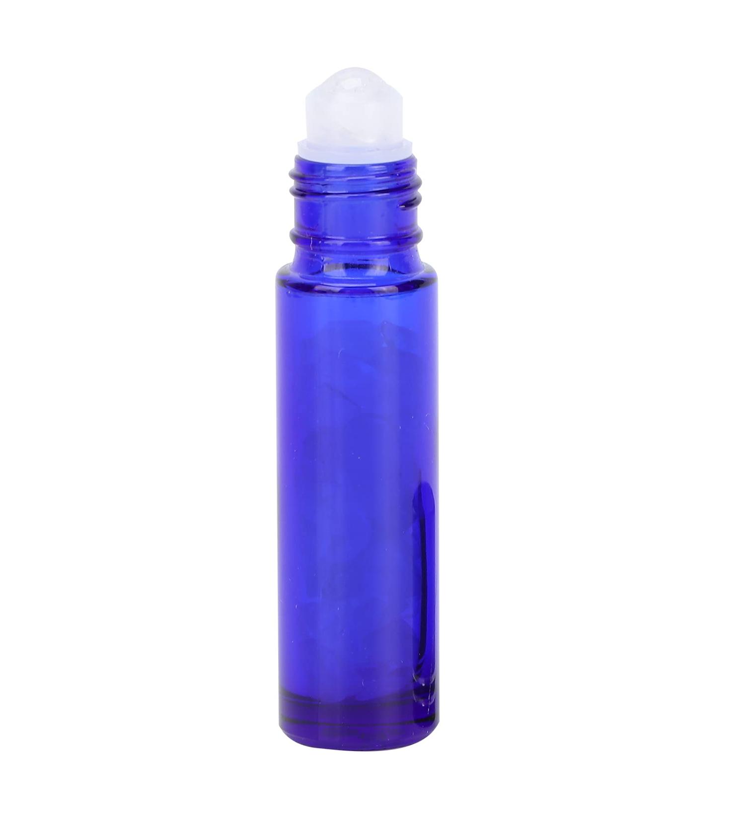 Buy 10ML Clear Glass Roll On Bottles for Essential Oils - Portable with Stainless Steel Balls - Ideal for Travel - Buy Online on GoSupps.com