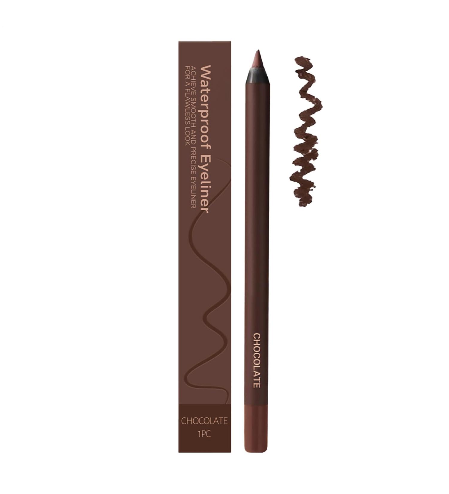Crayon Pour Les Yeux | Double Fonction Imperm able Anti-T che - Application Douce Maquillage de Beaut Tenue Longue Stylo pour les Sourcils pour les Femmes et les Filles au Quotidien Couleur chocolat - Buy Online on GoSupps.com