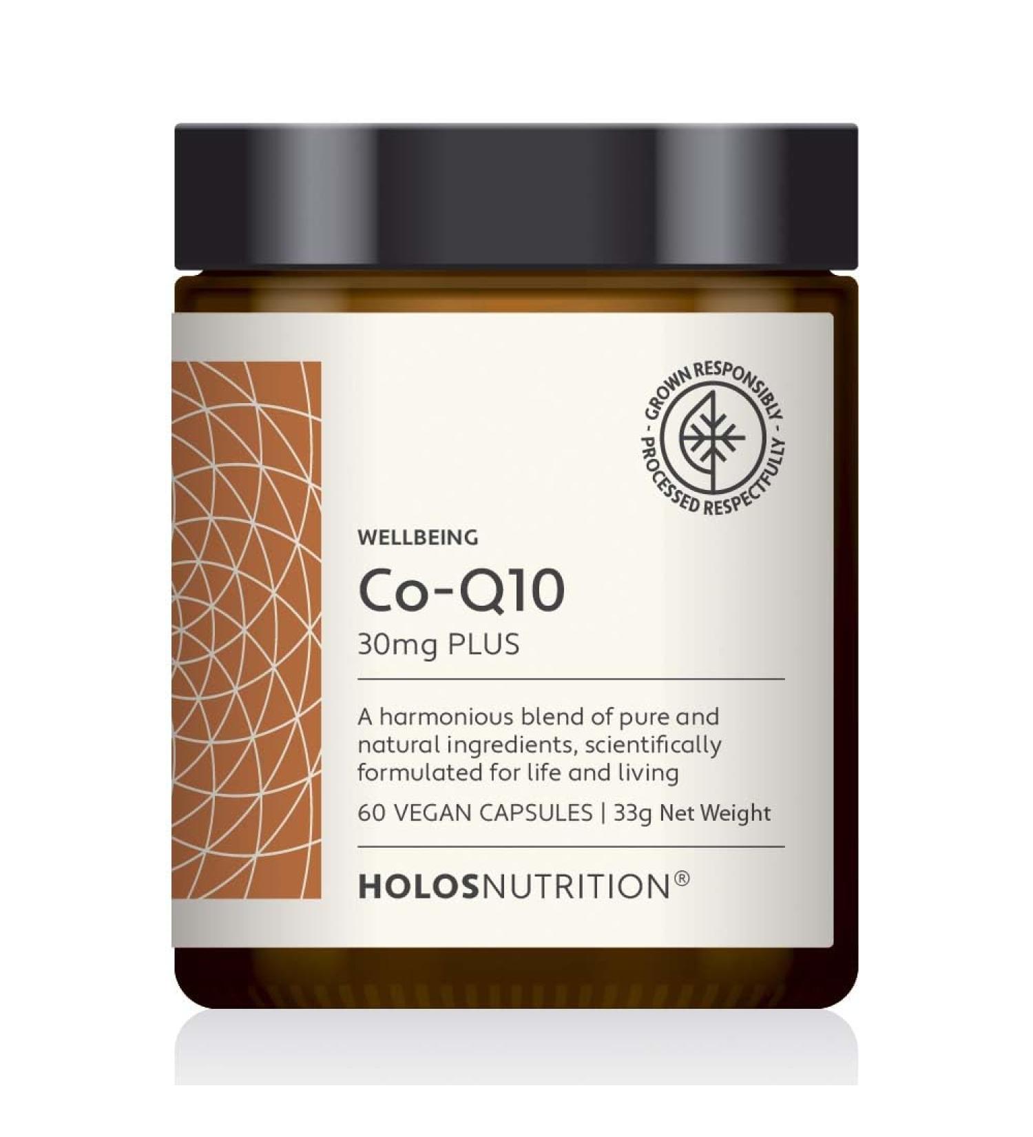  Holos Nutrition Holos Nutriton Coenzyma-Q10 Plus Vegan Capsules - 60 Capsules - Buy Online on GoSupps.com
