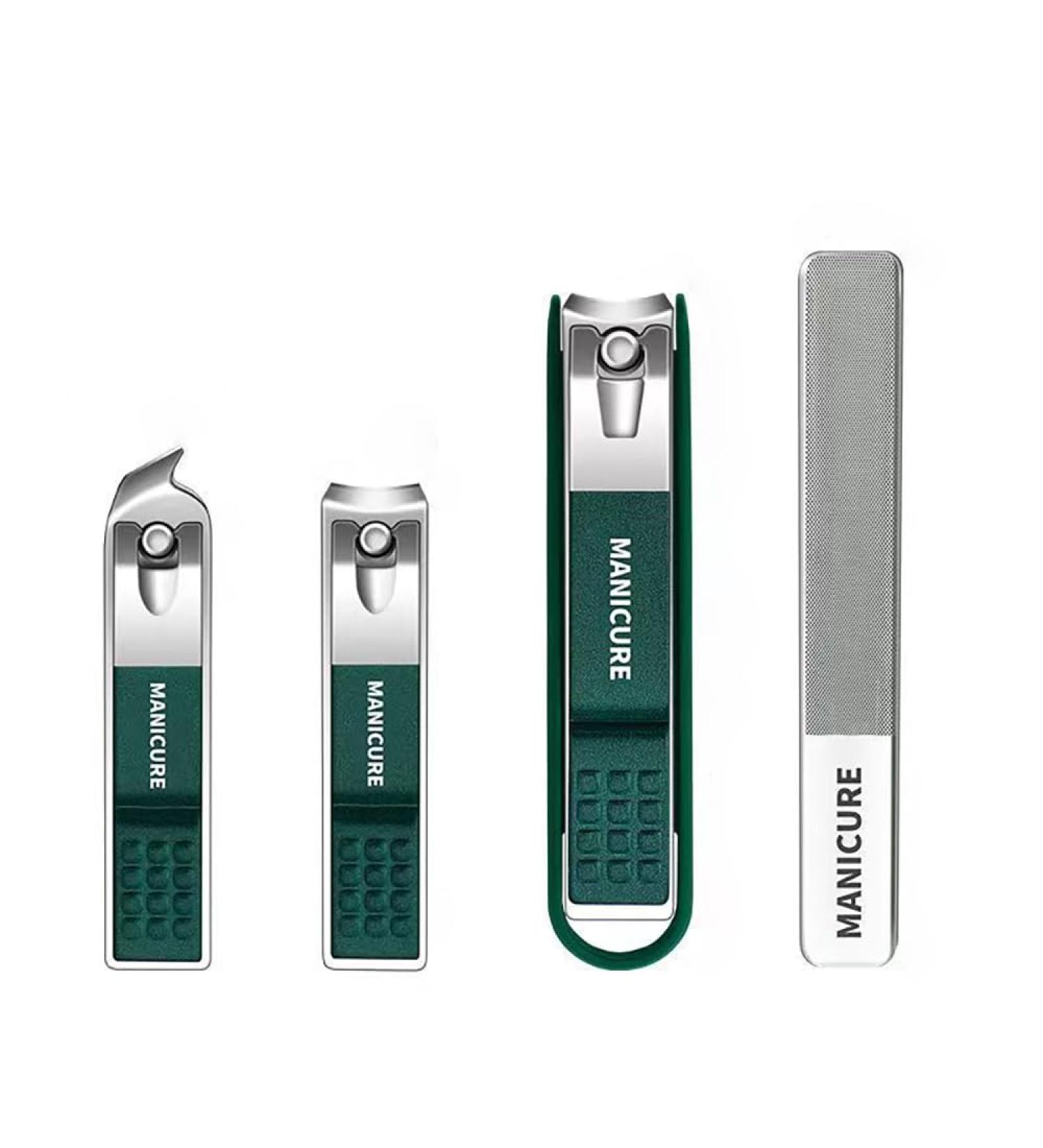 RIMEI Nail Clippers Set Stainless Steel self-Collecting Nail Cutter& Sharp Oblique Toe Nail Clipper & Nail File for Adult Men Women Seniors - Buy Online on GoSupps.com
