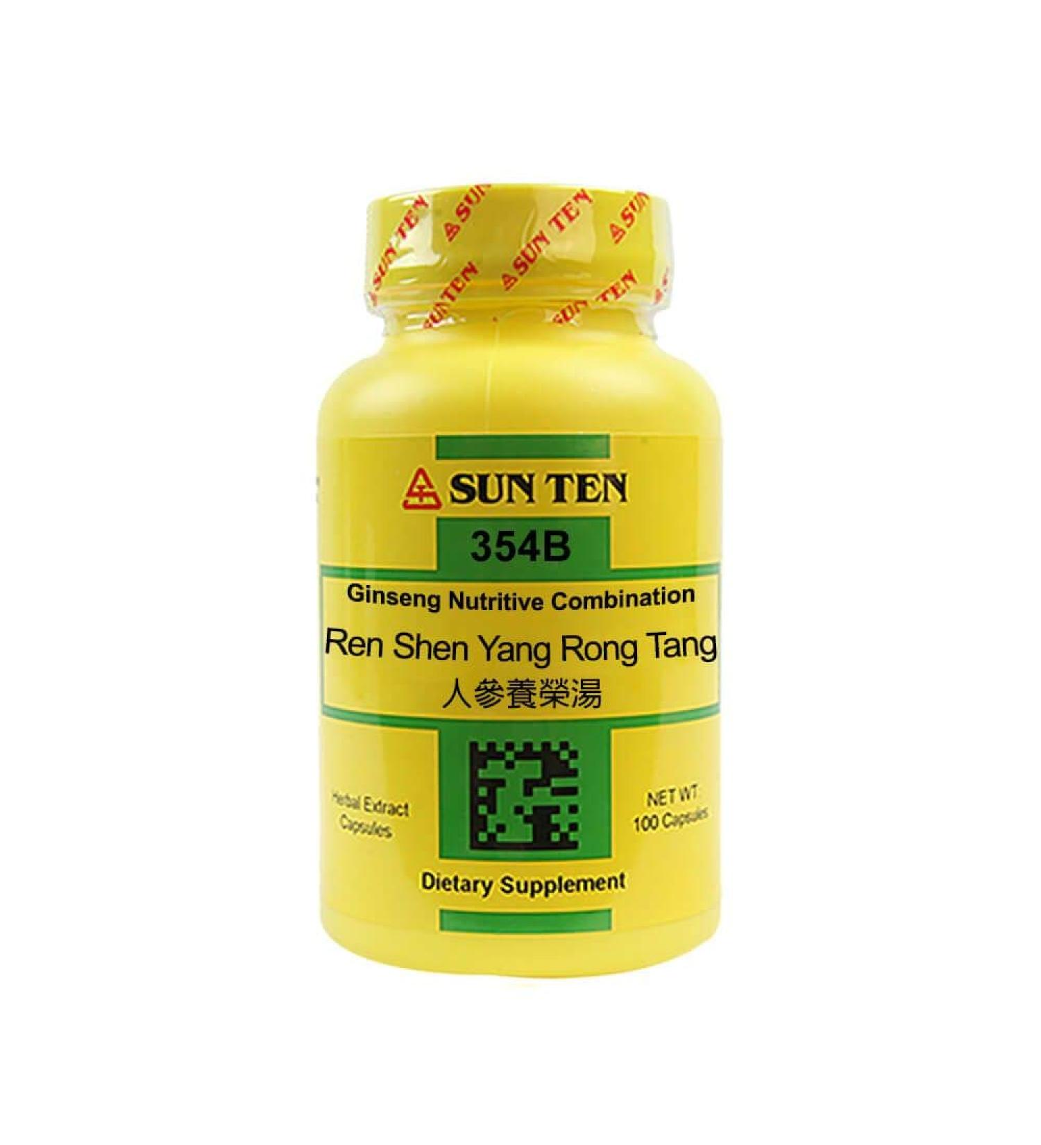 Sun Ten - Ginseng Nutritive Combination Capsules / Ren Shen Yang Rong Tang /