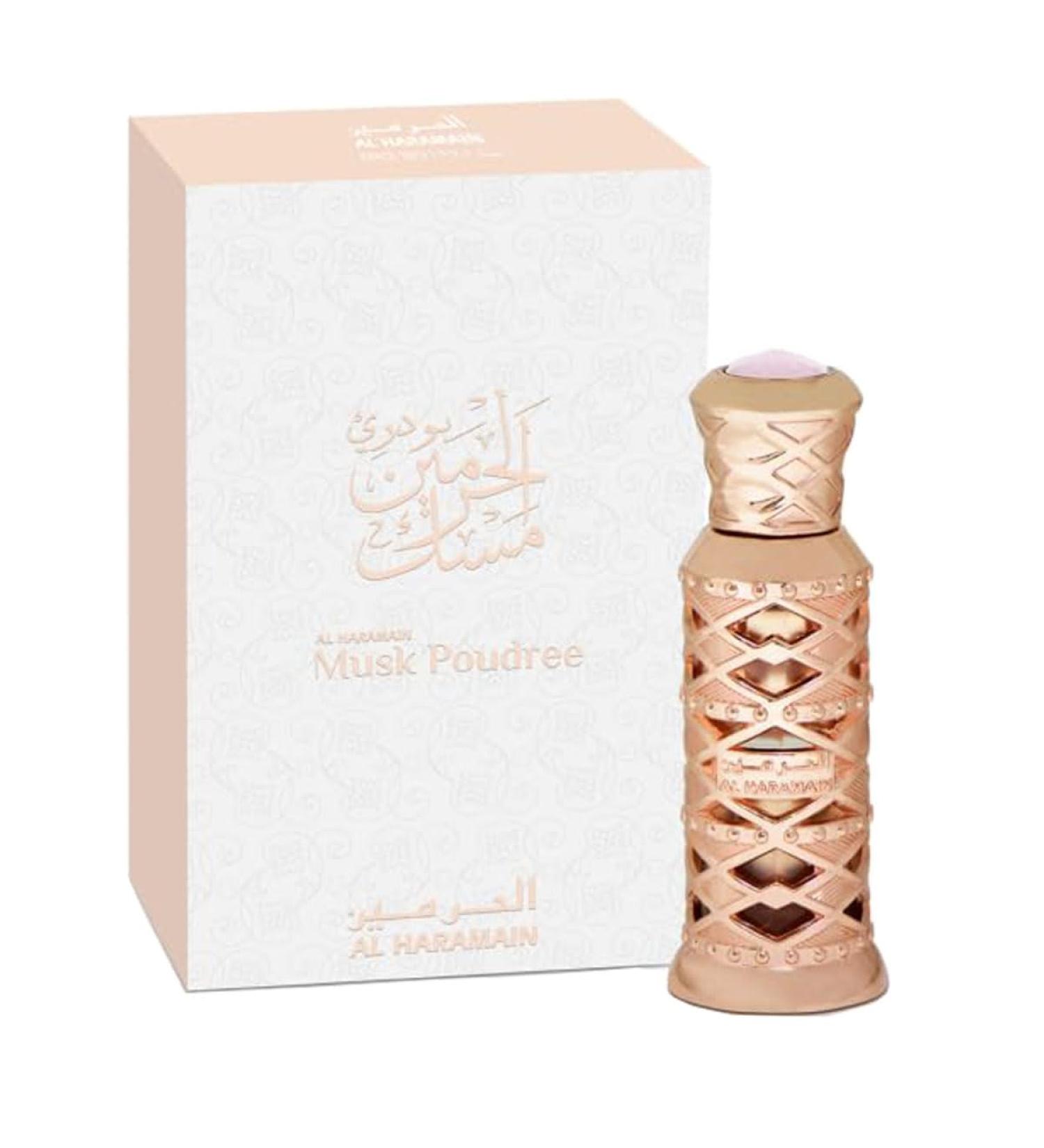 Al Haramain Musk Poudree Perfume Oil EDP Unisex 0.4 Fl Oz - Buy Online on GoSupps.com