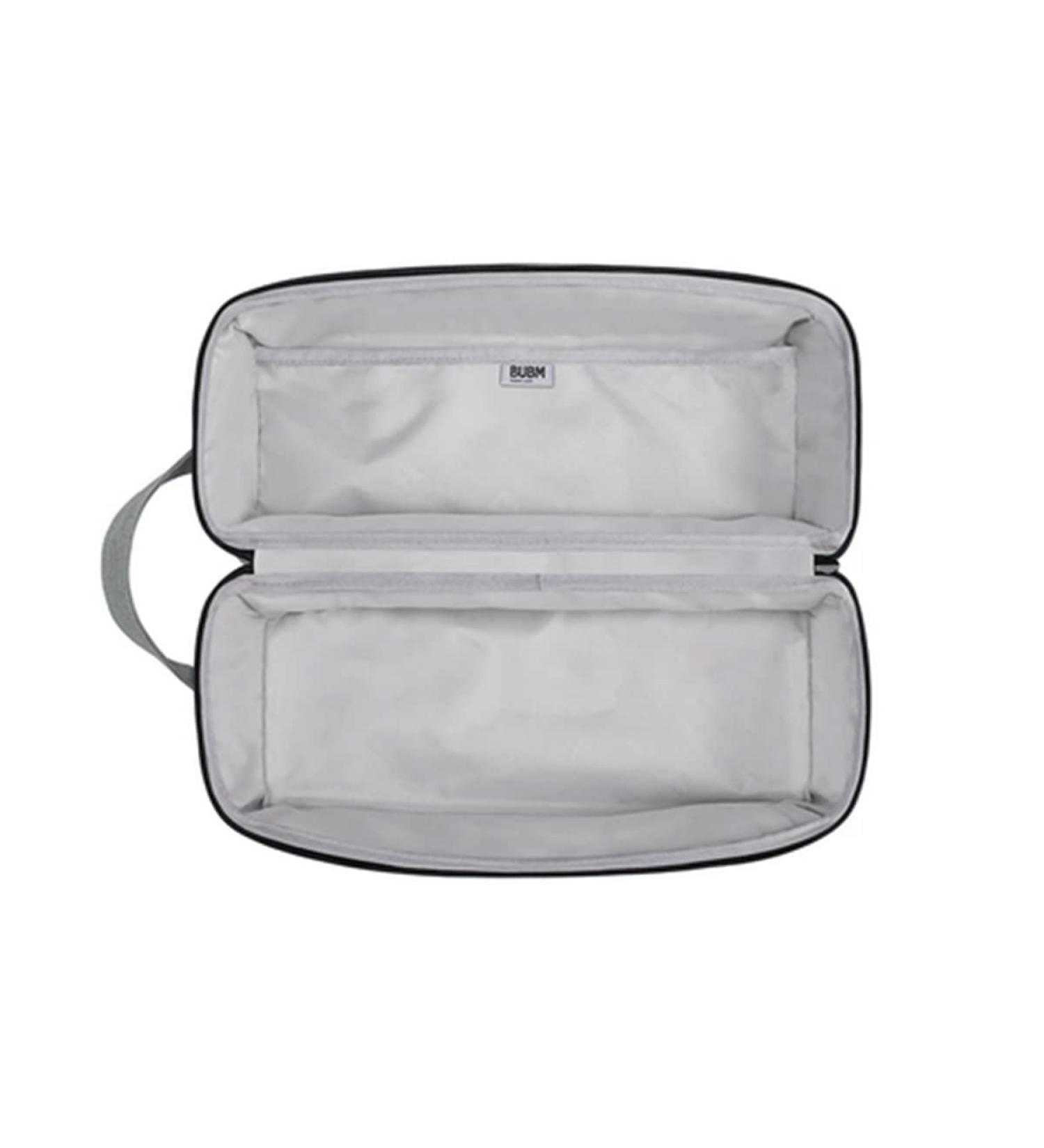 Levigo Large Capacity Nylon Hair Dryer Bag - Waterproof & Anti-Shock Travel Storage for Home & Travel - Light Grey - Buy Online on GoSupps.com