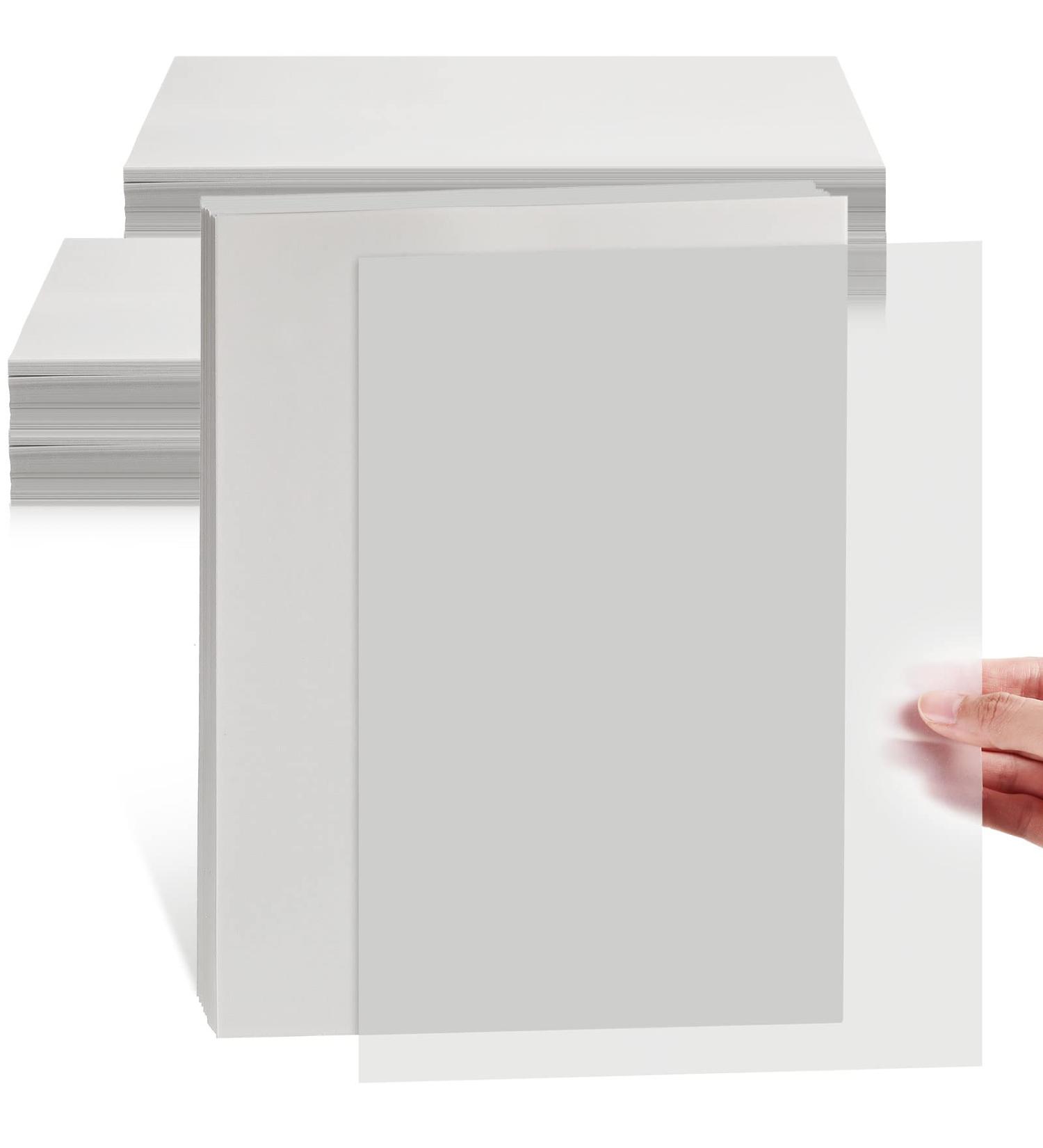 300 Sheets 8.5x11 Translucent Vellum Paper for Wedding Invitations & Art Projects - Buy Online on GoSupps.com