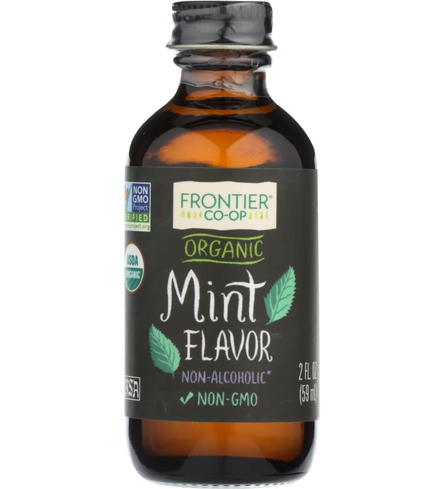 Frontier Herb Mint Flavor - Organic - 2 Oz - Buy Online on GoSupps.com