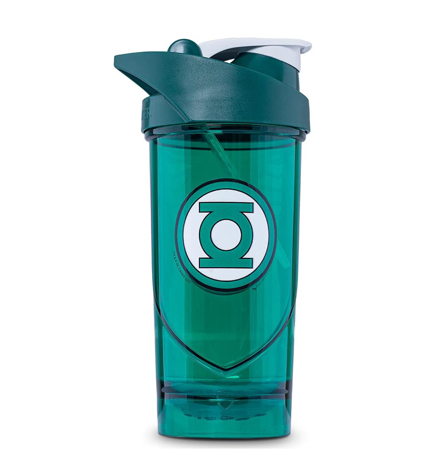 Shieldmixer Hero Pro Classic Shaker - BPA-Free Green Lantern 700ml Gym & Fitness Bottle - Protein Shaker Accessories - Buy Online on GoSupps.com