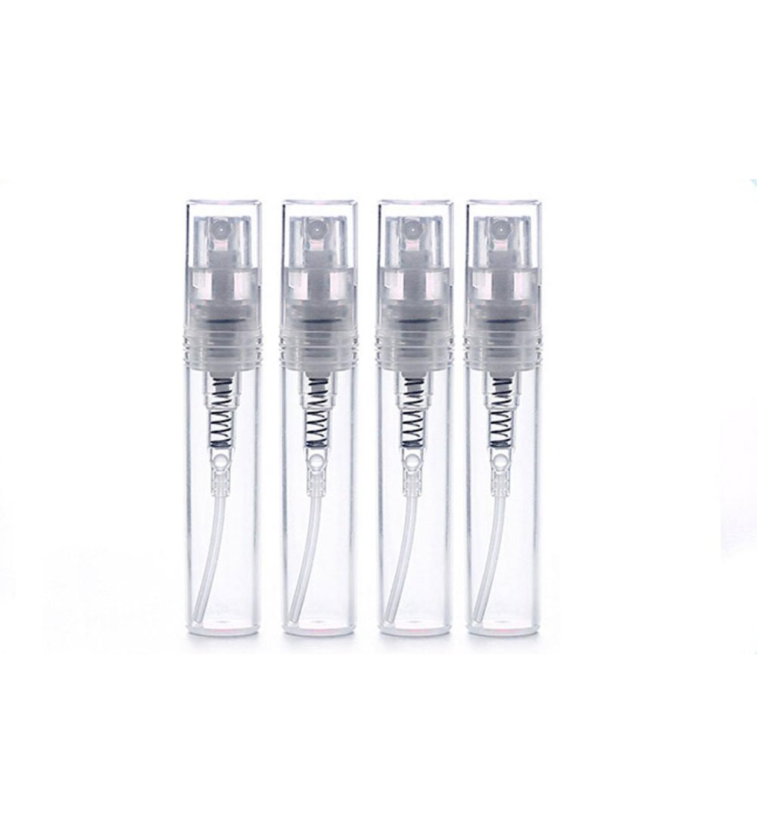 6Pcs Clear Glass Perfume Atomizer Bottles - 3ml 5ml 10ml Travel Size Spray Bottles | Ideal for Beauty & Fragrance - Buy Online on GoSupps.com