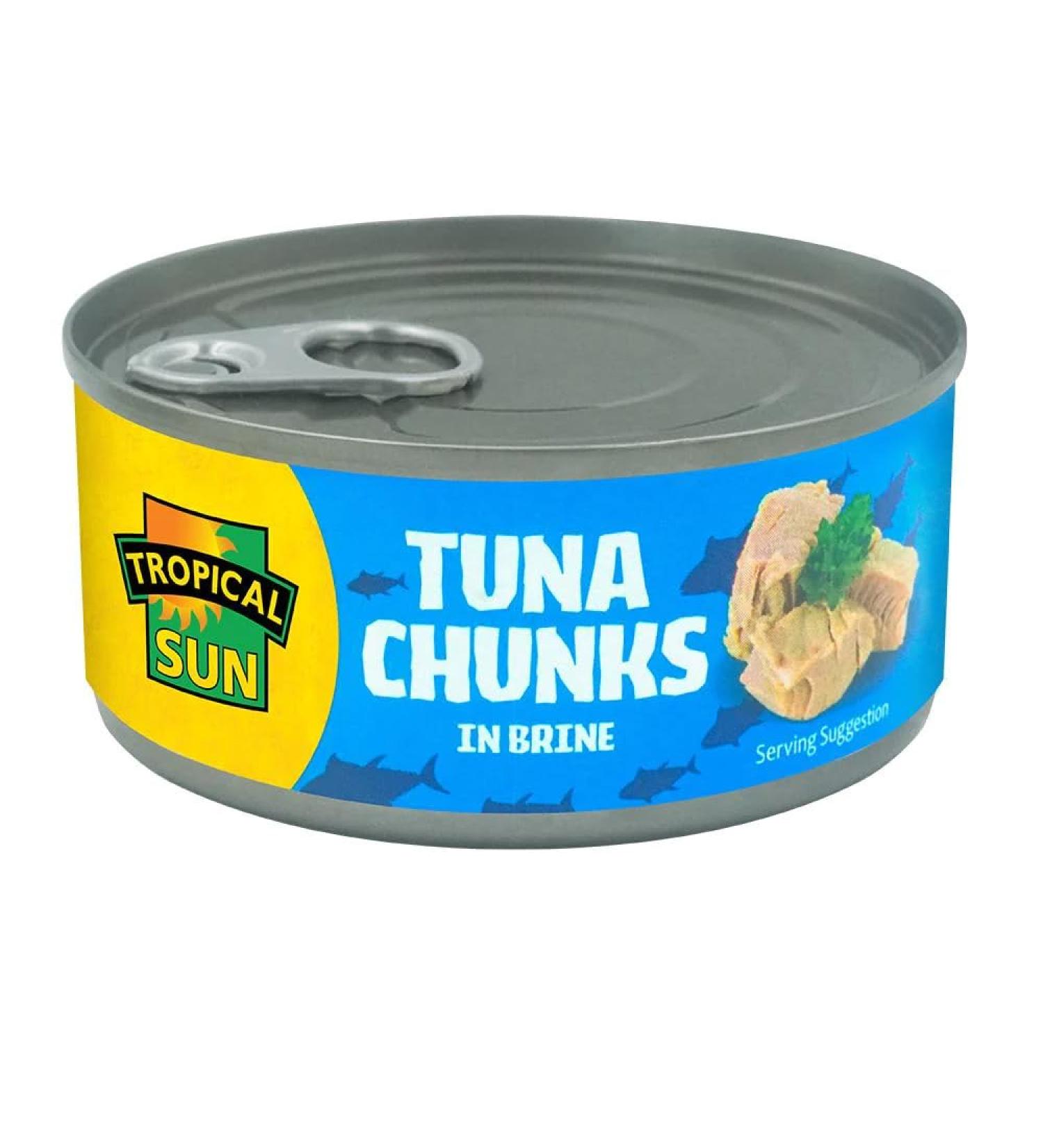 Tropical Sun Tuna Chunks in Brine 160g-Fd