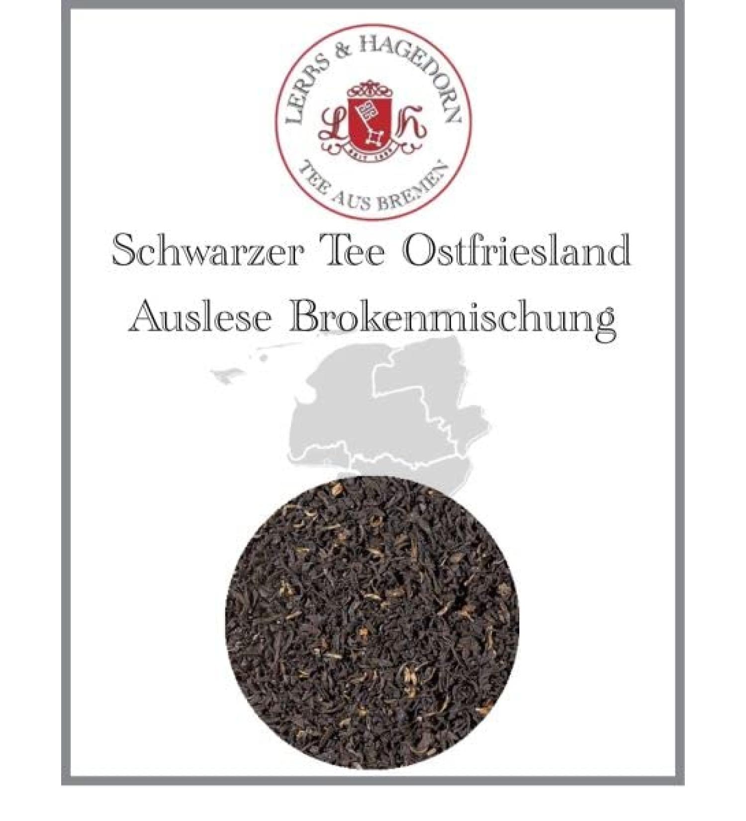  Lerbs & Hagedorn Lerbs & Hagedorn East Frisian black tea broken mix | Kr fftig Herrlich Malzig 1 kg (about 81 liters) black tea - Buy Online on GoSupps.com