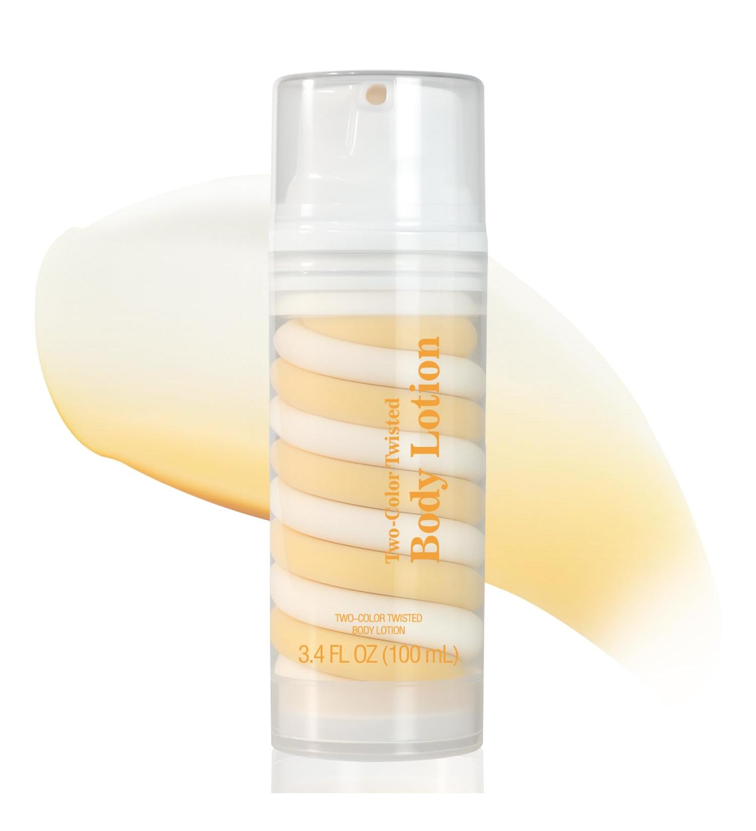 Princess Belle Two-Color Twisted Body Lotion Shea Butter Body Lotion for Women and Men Dry Skin Deep Moisturizing Hydrating and Softening Smell Good 100ml(3.4floz) - Buy Online on GoSupps.com