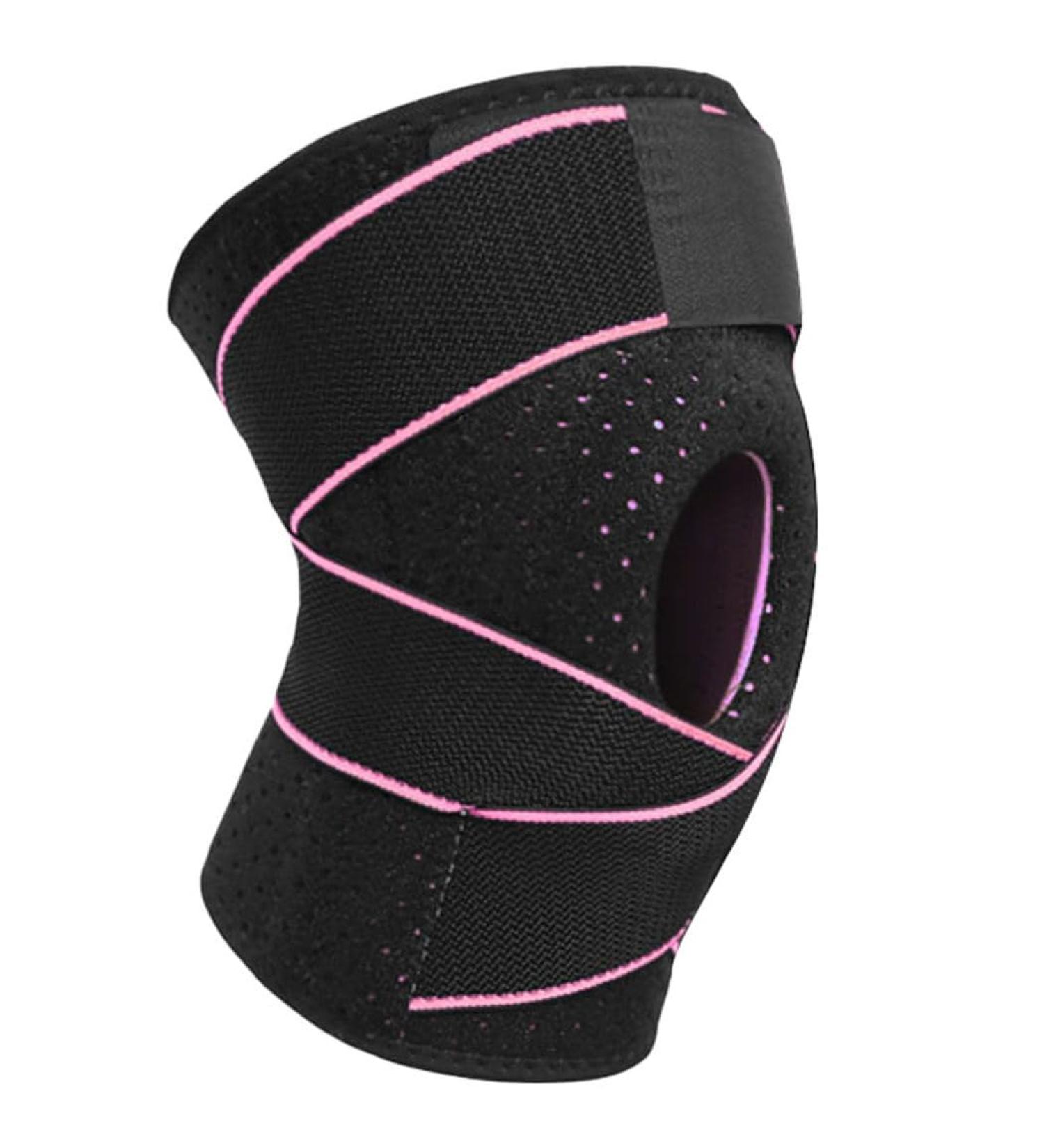 Adjustable Hinged Knee Support Brace - Elastic Athletic Shock-Absorbing Protection for Sports - Buy Online on GoSupps.com