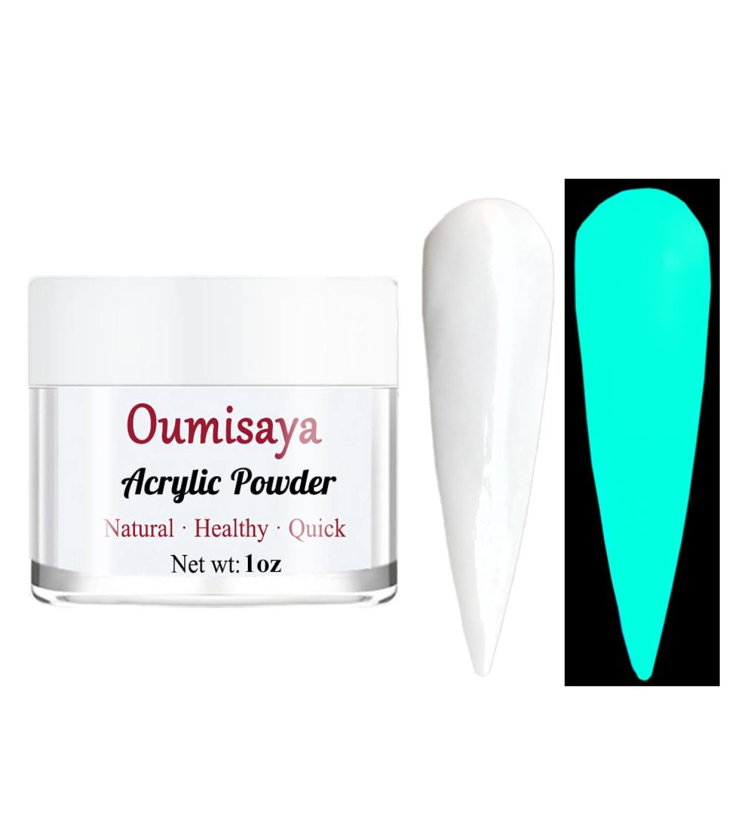 Glow in the Dark White Acrylic Nail Powder - 1OZ for French Nail Art | International Shipping - Buy Online on GoSupps.com