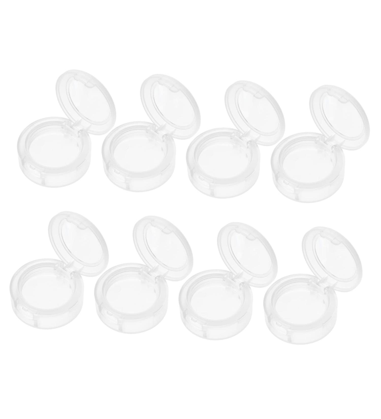 Beatifufu 8pcs Box Empty Eye Shadow Box Clear Lipstick Empty Makeup Case Makeup Empty Plate Travel Cosmetic - Buy Online on GoSupps.com