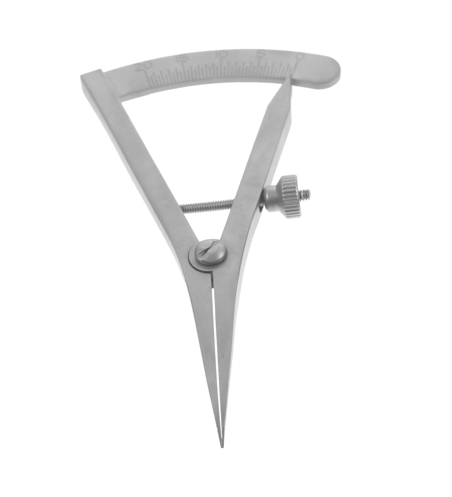 FRCOLOR Orbital Measuring Device Dental Caliper Bone Mapping Dental Instrument Eyelid Measuring Rulers Microblading Ruler Eyebrow Ruler Eye Gauge Positioning Ruler Cosmetic Stainless Steel - Buy Online on GoSupps.com