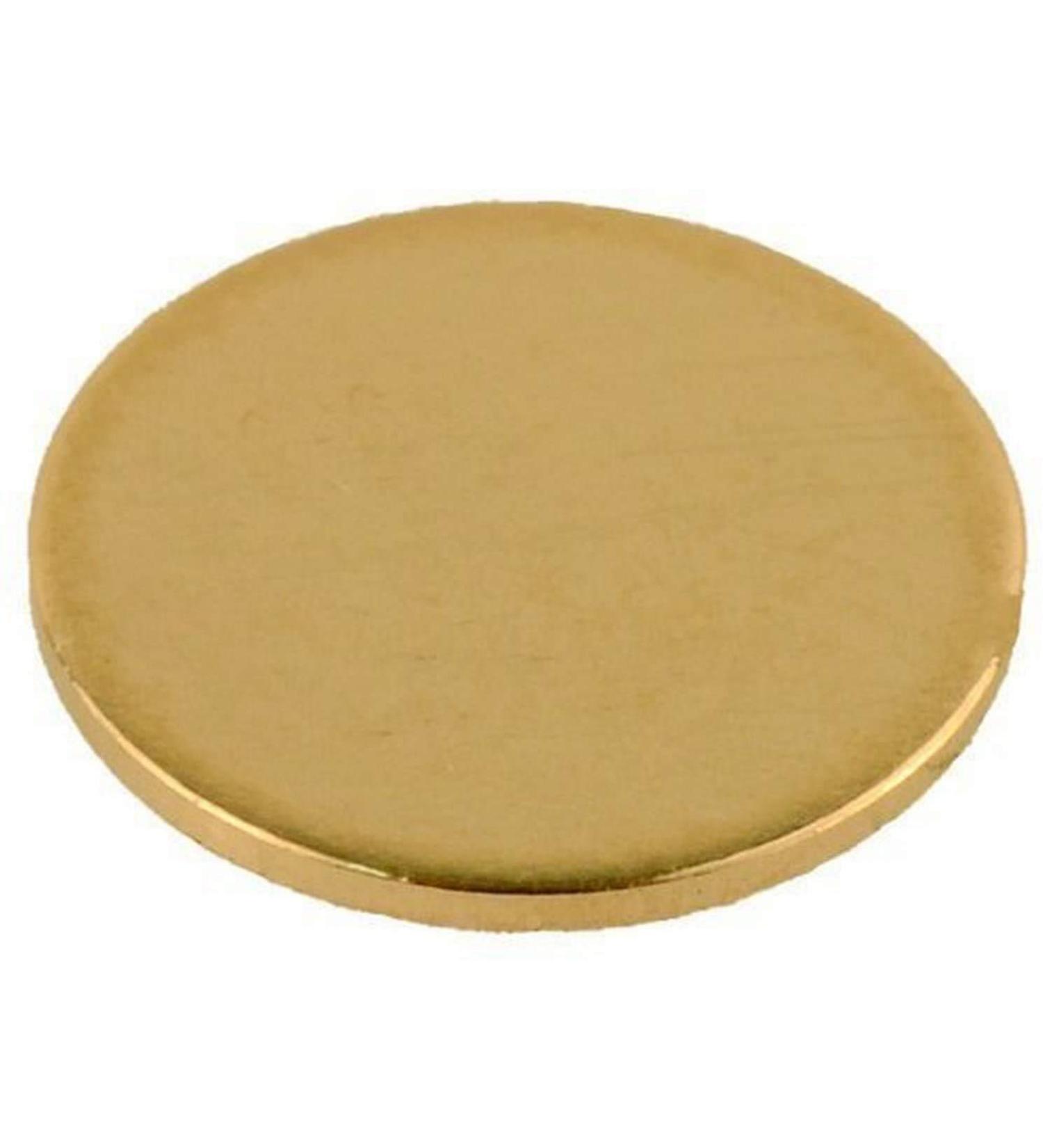 GemOro 14K Calibration Disc (6.4mm) for AGT1  AGT2  AGT3 & AGT-Blue Gold & Platinum Testers  Gold