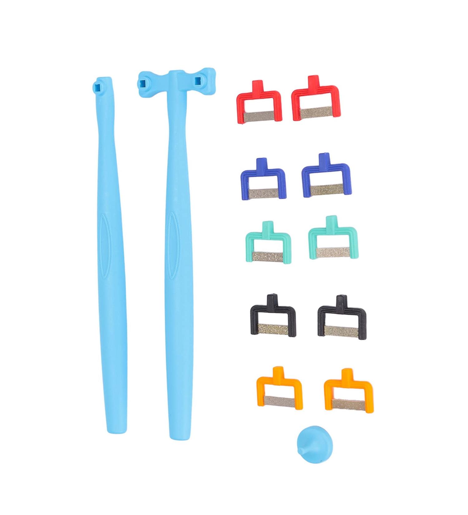 Interproximal Enamel Reduction Kit Portable Dental Orthodontic Polishing Strip Handle Set | International Shipping Available - Buy Online on GoSupps.com