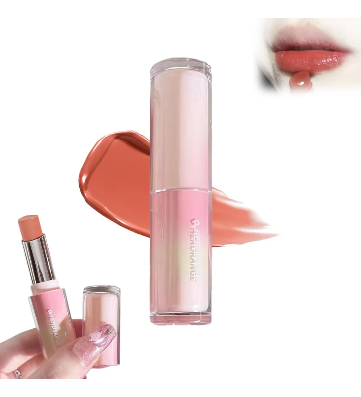 behound HERORANGE Lipstick Herorange Lipstick Jelly Herorange Water Glossy Lipstick Mirror Moisturizing Waterproof Lasting Crystal Jelly Lipstick 03 Orange Tea - Buy Online on GoSupps.com