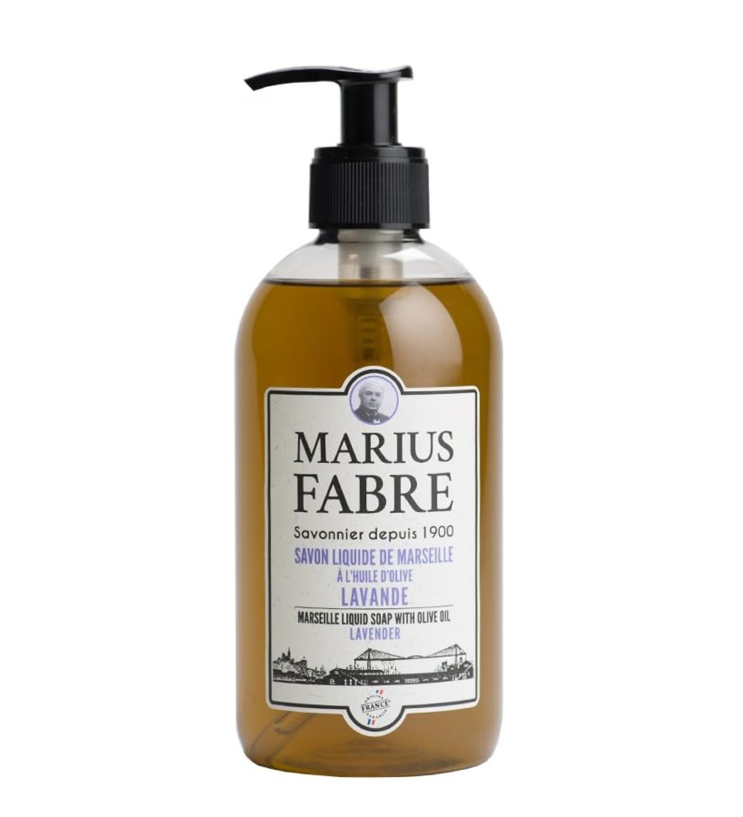Marius Fabre Marseilles Liquid Soap Lavender 400ml 13.5 fl oz
