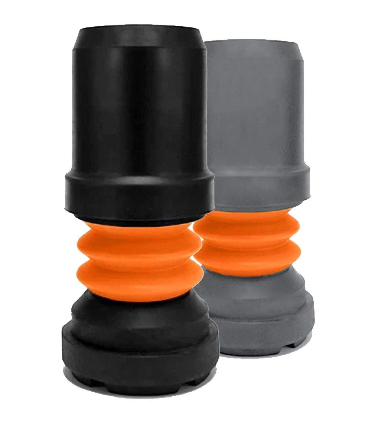 Flexyfoot 19mm Shock Absorbing Walking Stick Ferrule - Black (1 Pack) - Buy Online on GoSupps.com