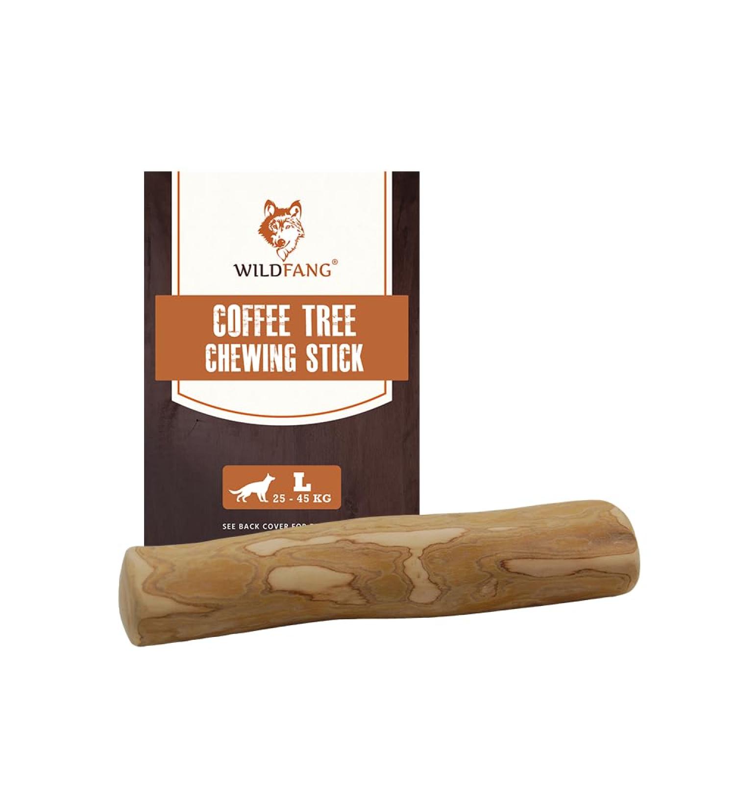 Wildfang Coffee Wood Dogs | Durable 100% Natural Chewing Root for Small Breeds (XXS) - Safe & Splinter-Free Chew Toy for Dogs & Puppies Up to 5 kg - Buy Online on GoSupps.com