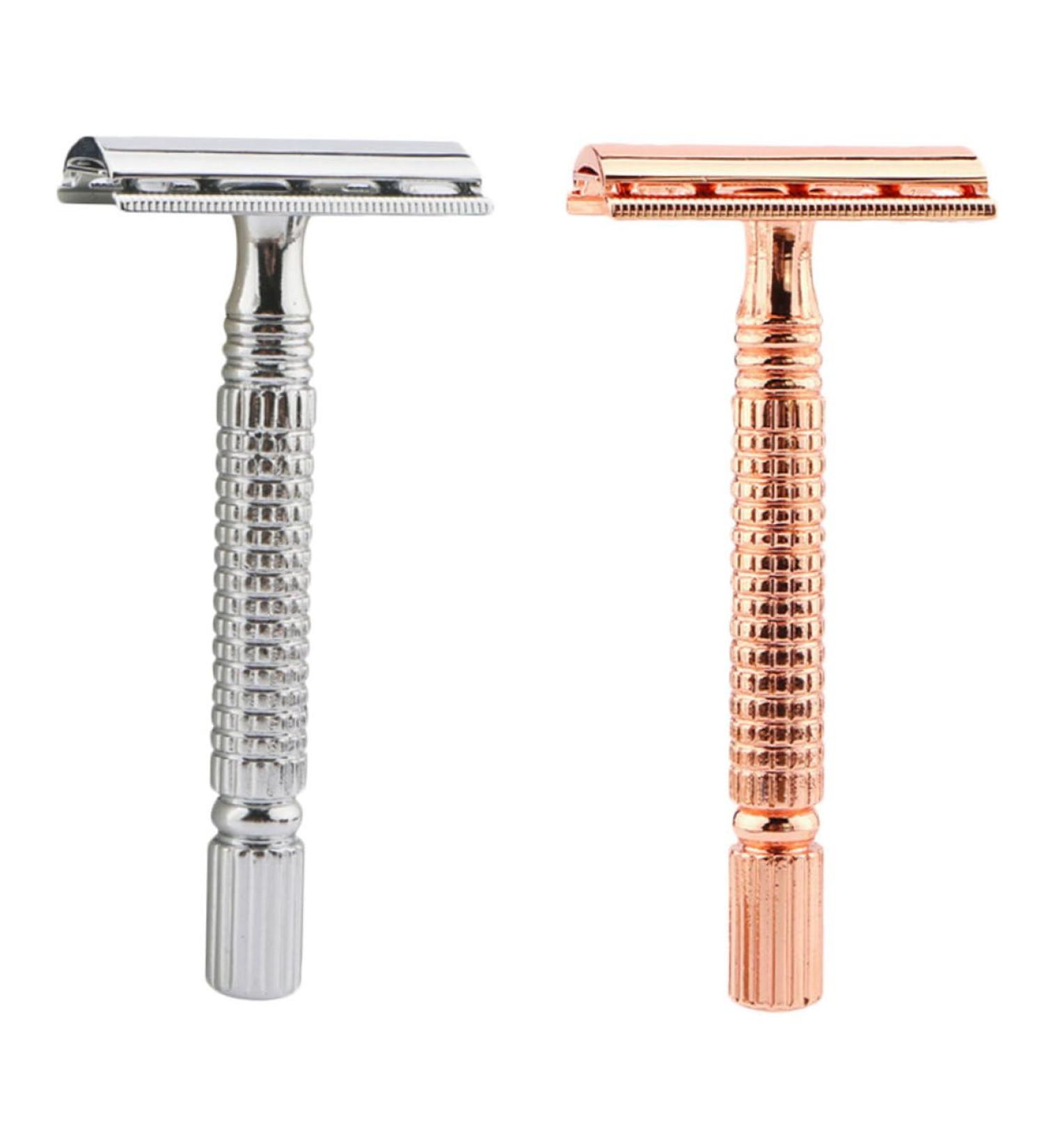 Beatifufu Beard Razor - Double-Sided Cutthroat Razor for Men | Premium Aluminum Alloy Design - Buy Online on GoSupps.com
