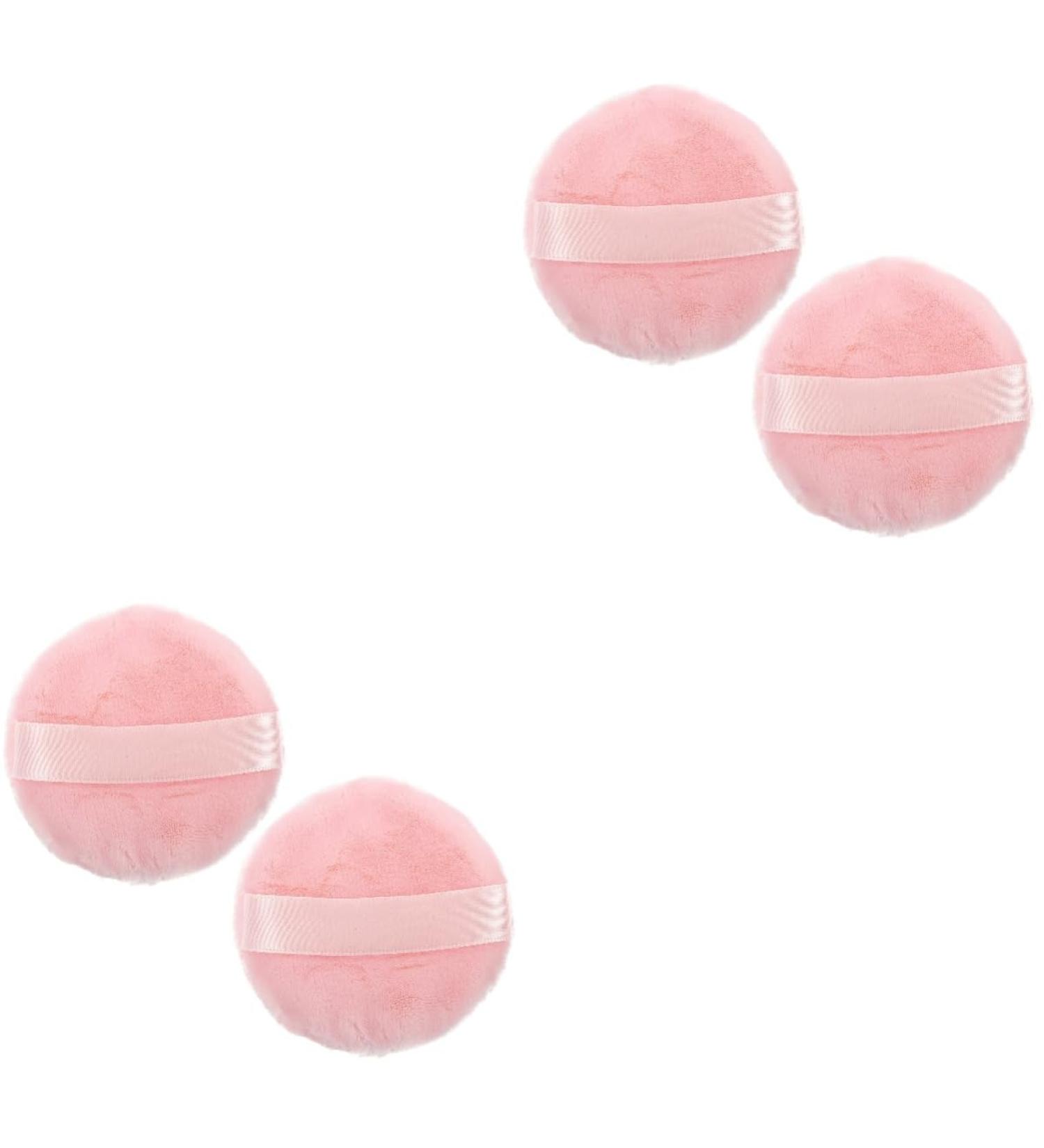 FRCOLOR 4 pcs Makeup Puff Set - Loose Powder Applicators for Flawless Face Makeup | Soft Cotton Pads for Women - Buy Online on GoSupps.com